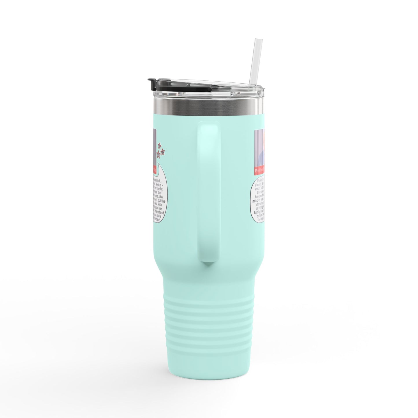 Mothers' Day Insulated Travel Mug - 40oz with Straw