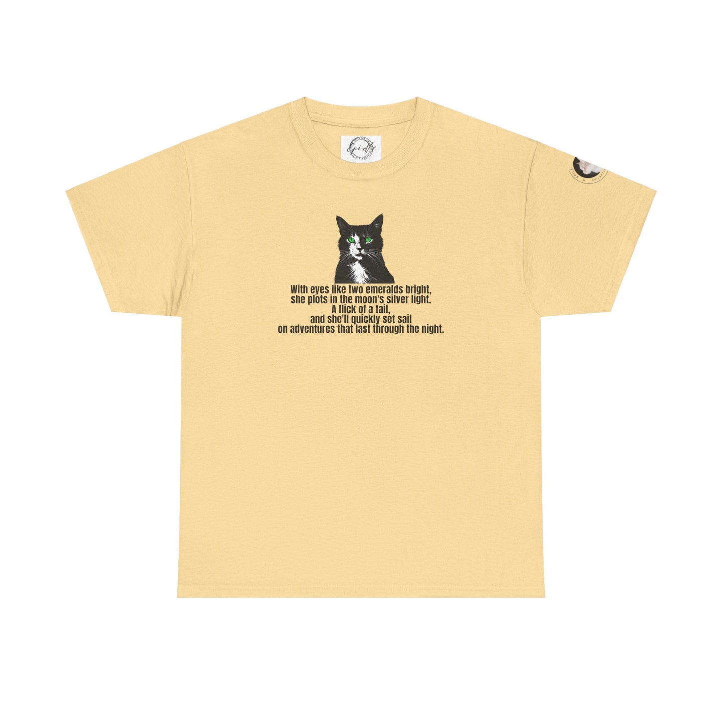Emerald Eyed Mischief Unisex Heavy Cotton Tee