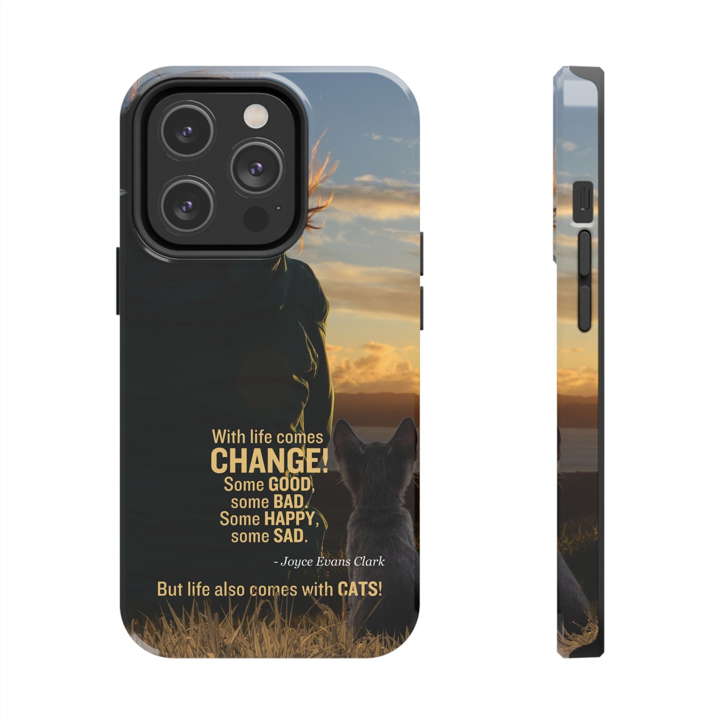 Life Comes with Cats Tough Phone Cases
