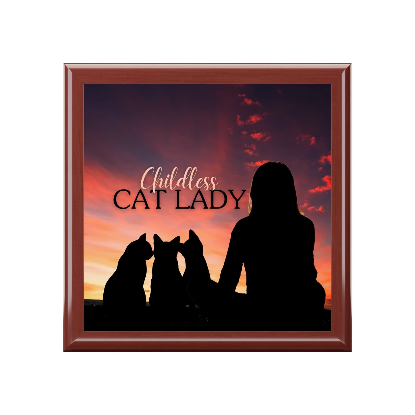 Childless Cat Lady Jewelry Box