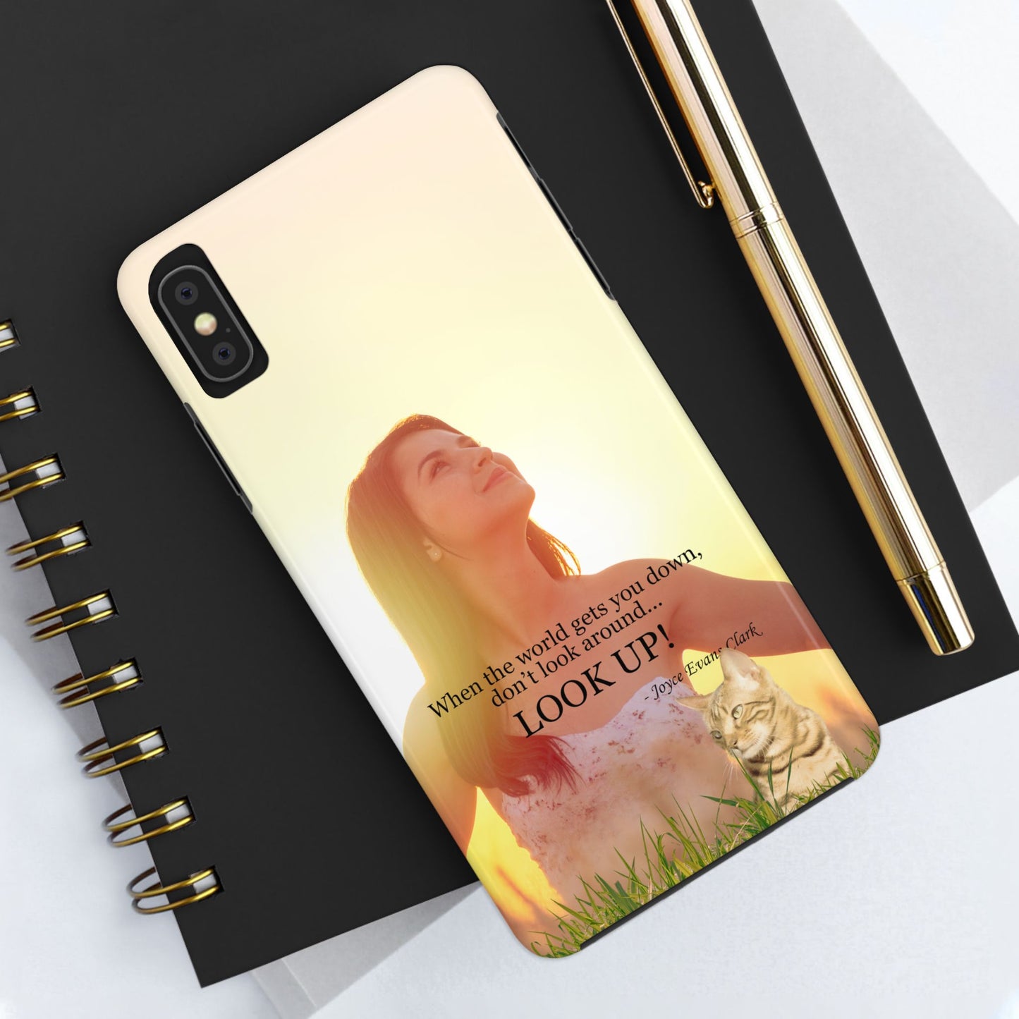 Don't Look Around - Look Up Tough Phone Cases