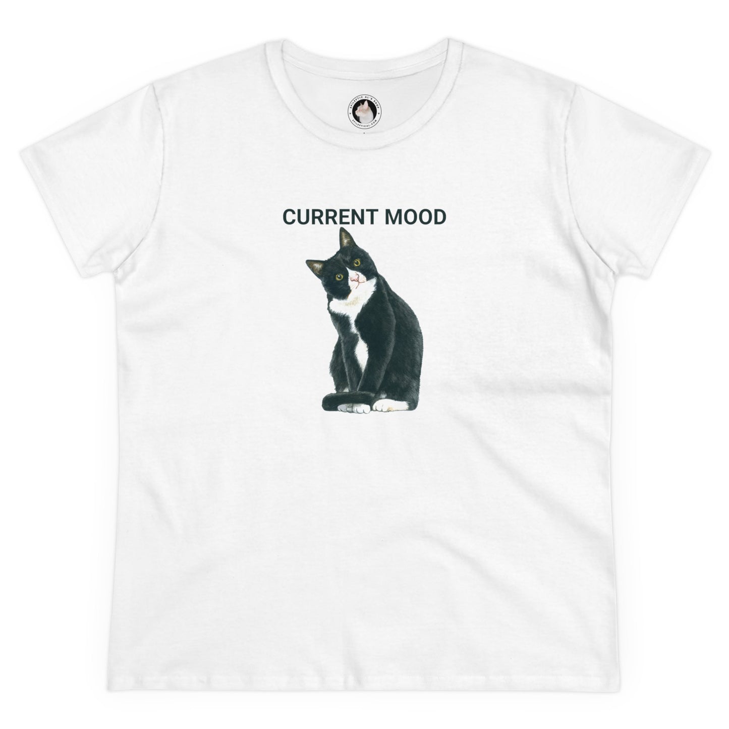 Current Mood: Wha? Women's Midweight Cotton Tee