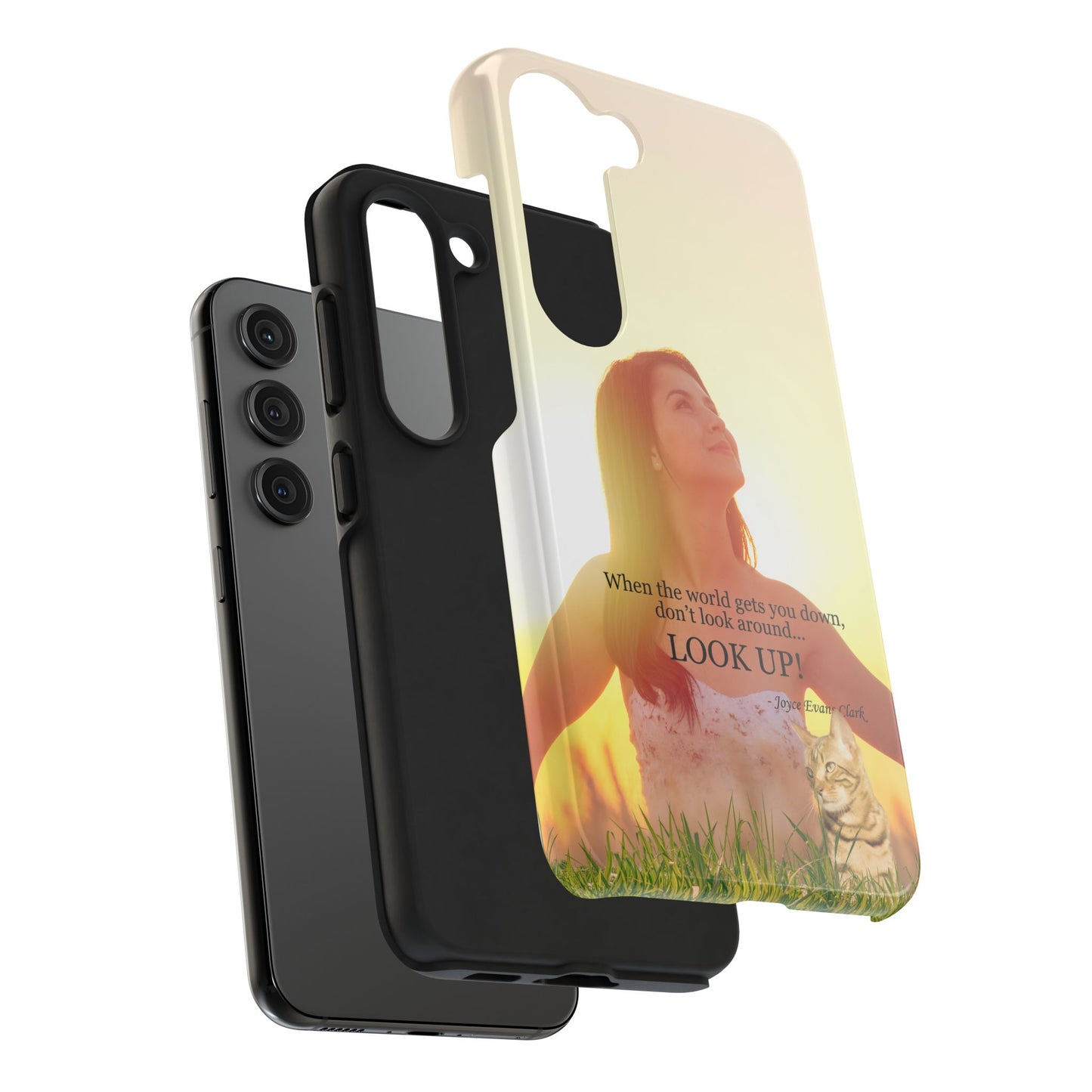 Don't Look Around - Look Up Tough Phone Cases