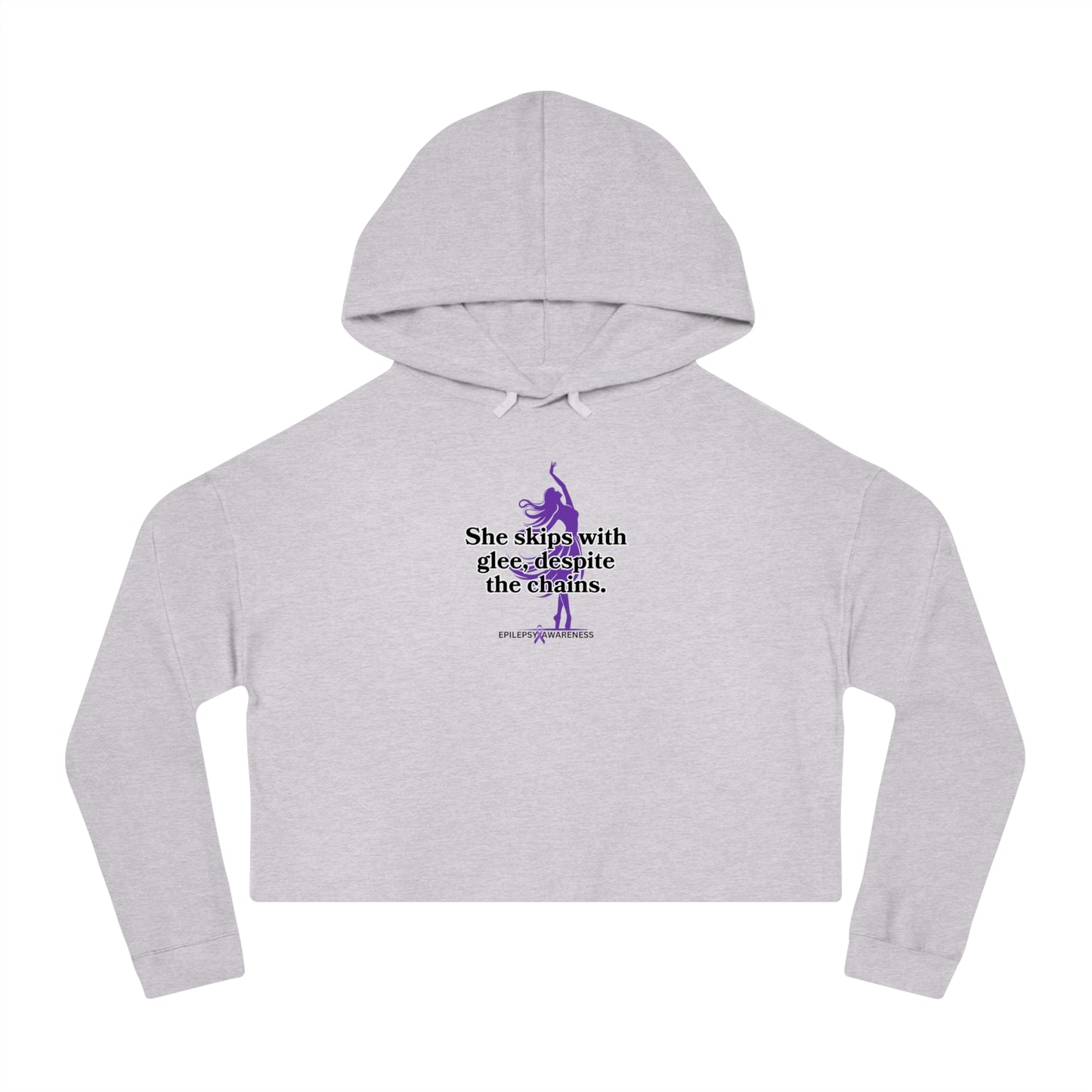 Skips with Glee Women’s Cropped Hooded Sweatshirt