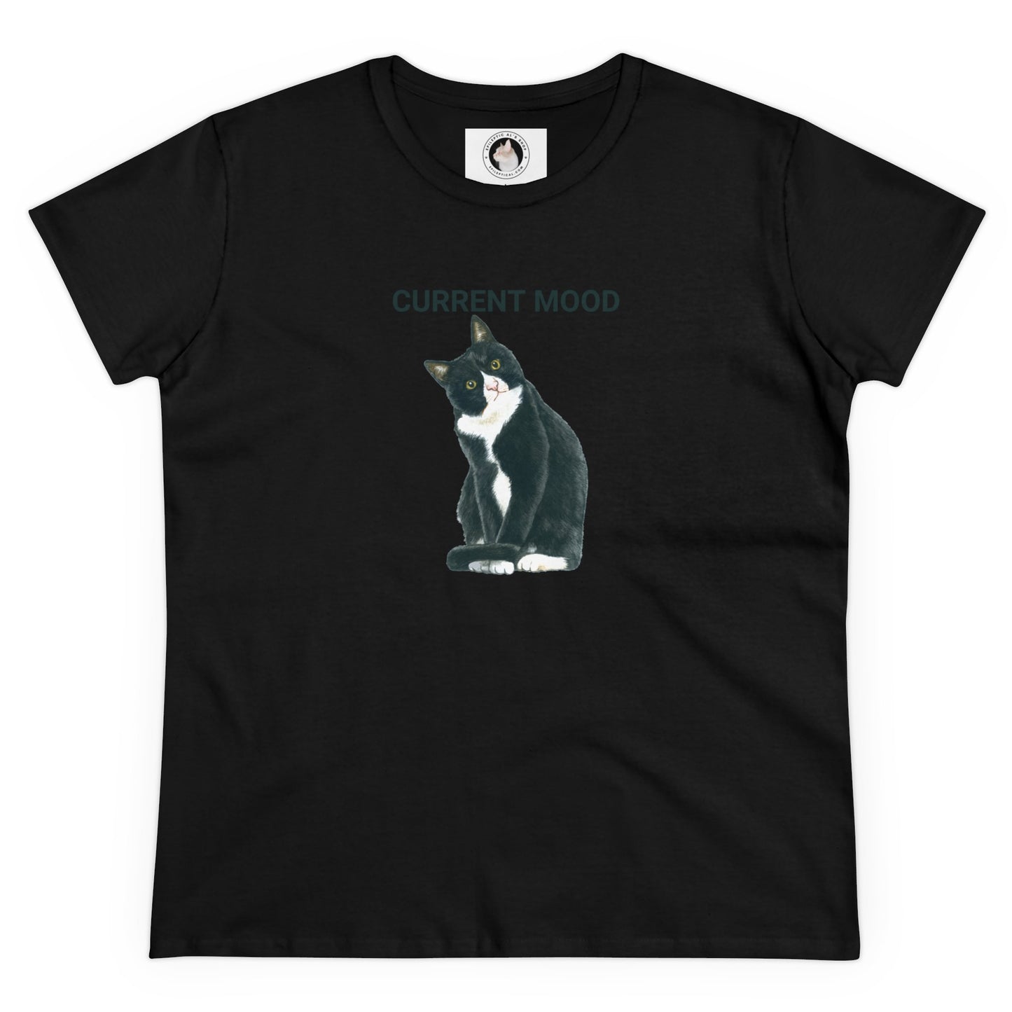 Current Mood: Wha? Women's Midweight Cotton Tee