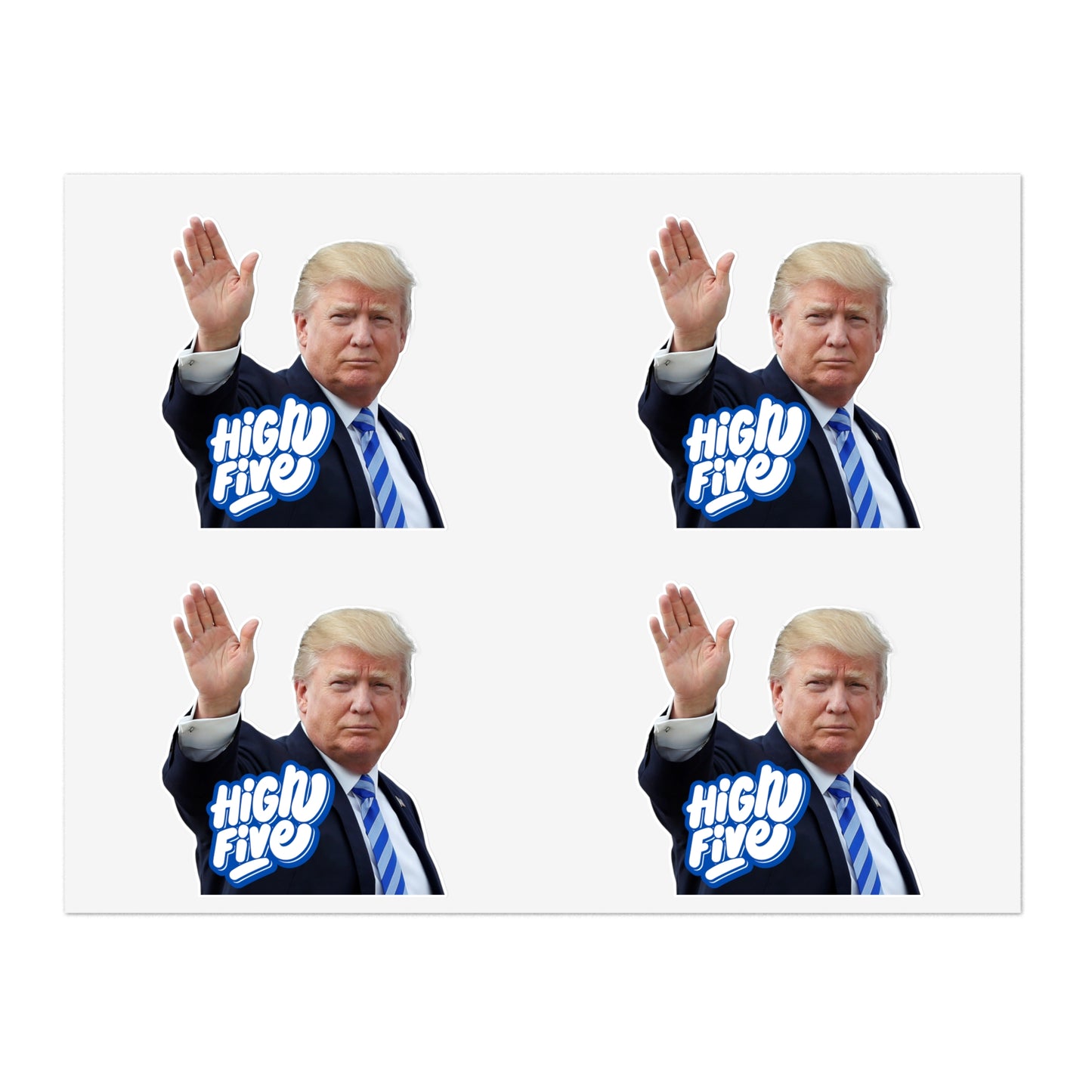 High Five Sticker Sheets - Fun Political Stickers