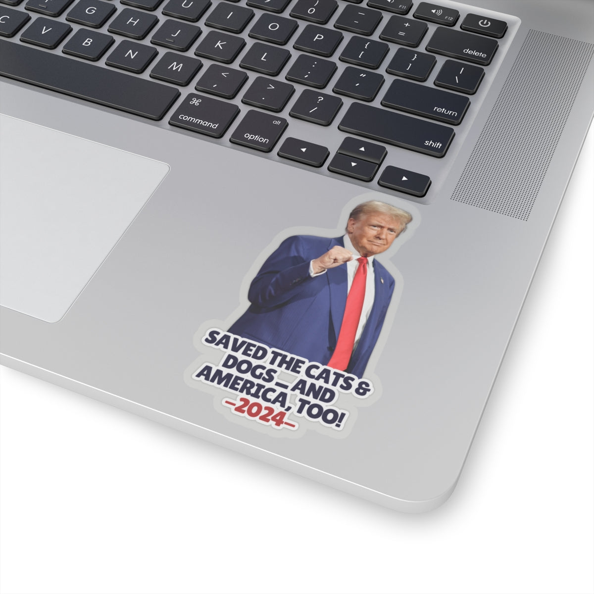 Trump Saved the Cats & Dogs Kiss-Cut Stickers