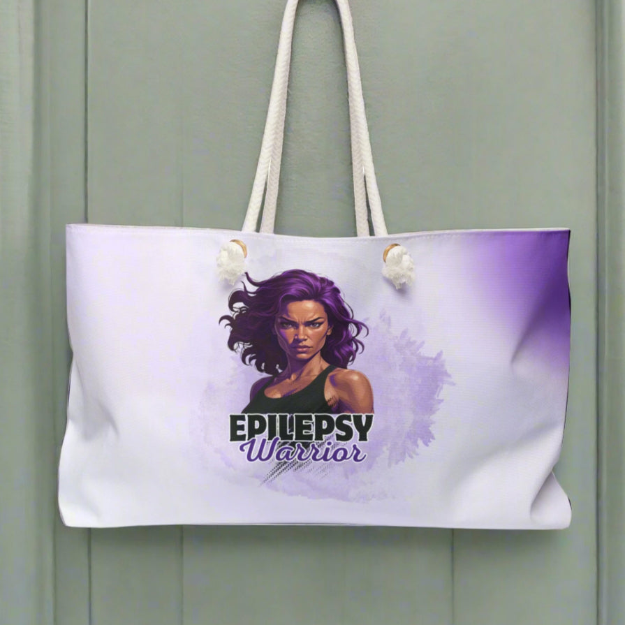 Epilepsy Warrior Woman Weekender Bag
