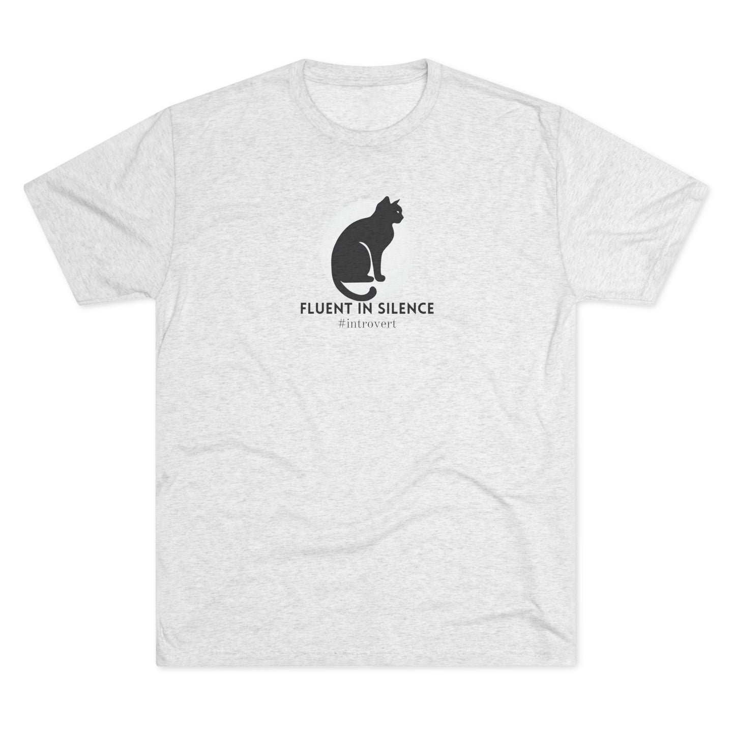 Silence Unisex Tri - Blend Crew Tee - T - Shirt - Epileptic Al’s Shop