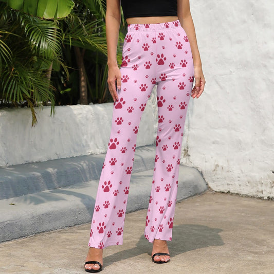Pink Paws LP Flared Pants