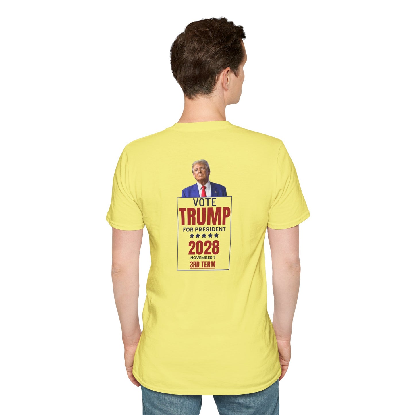 Trump 2028 Unisex Softstyle T-Shirt - Trump for President