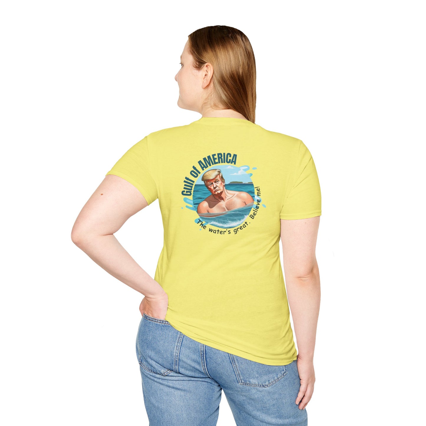 Unisex Softstyle T-Shirt - Gulf of America Design