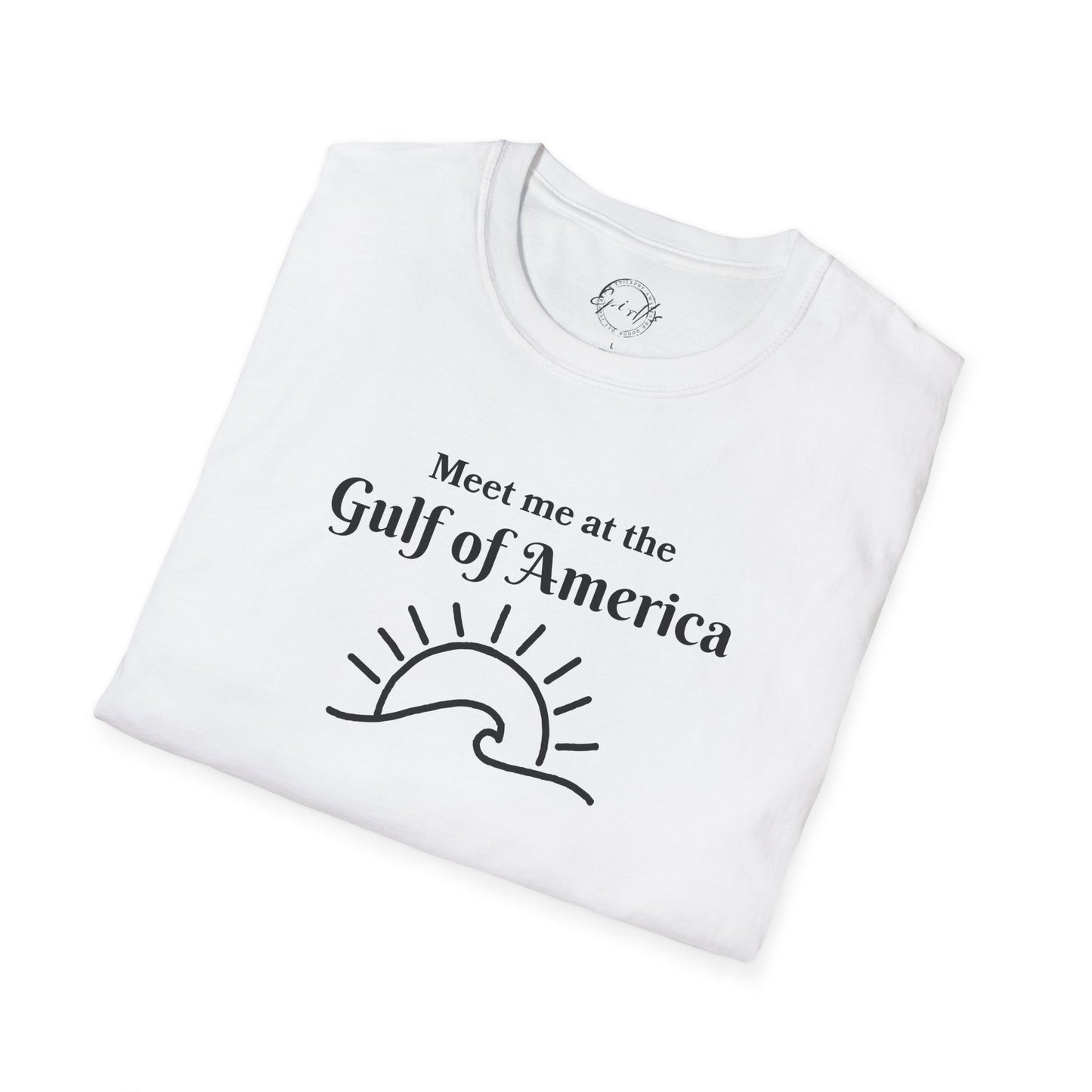 Meet Me at the Gulf of America Graphic T-Shirt - Perfect for Beach Lovers