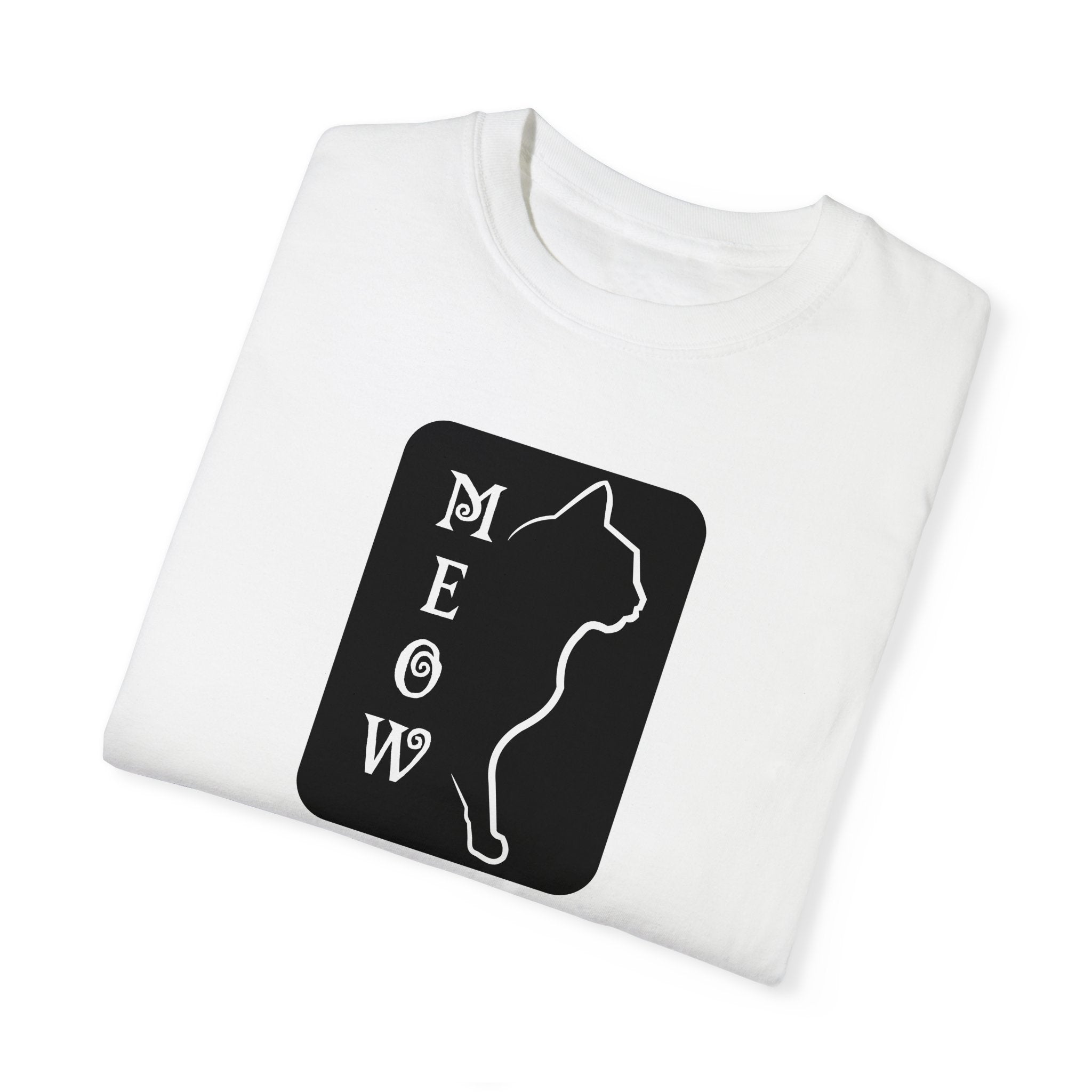 Boxy Meow Unisex Garment-Dyed T-shirt - EpiAl's Shop