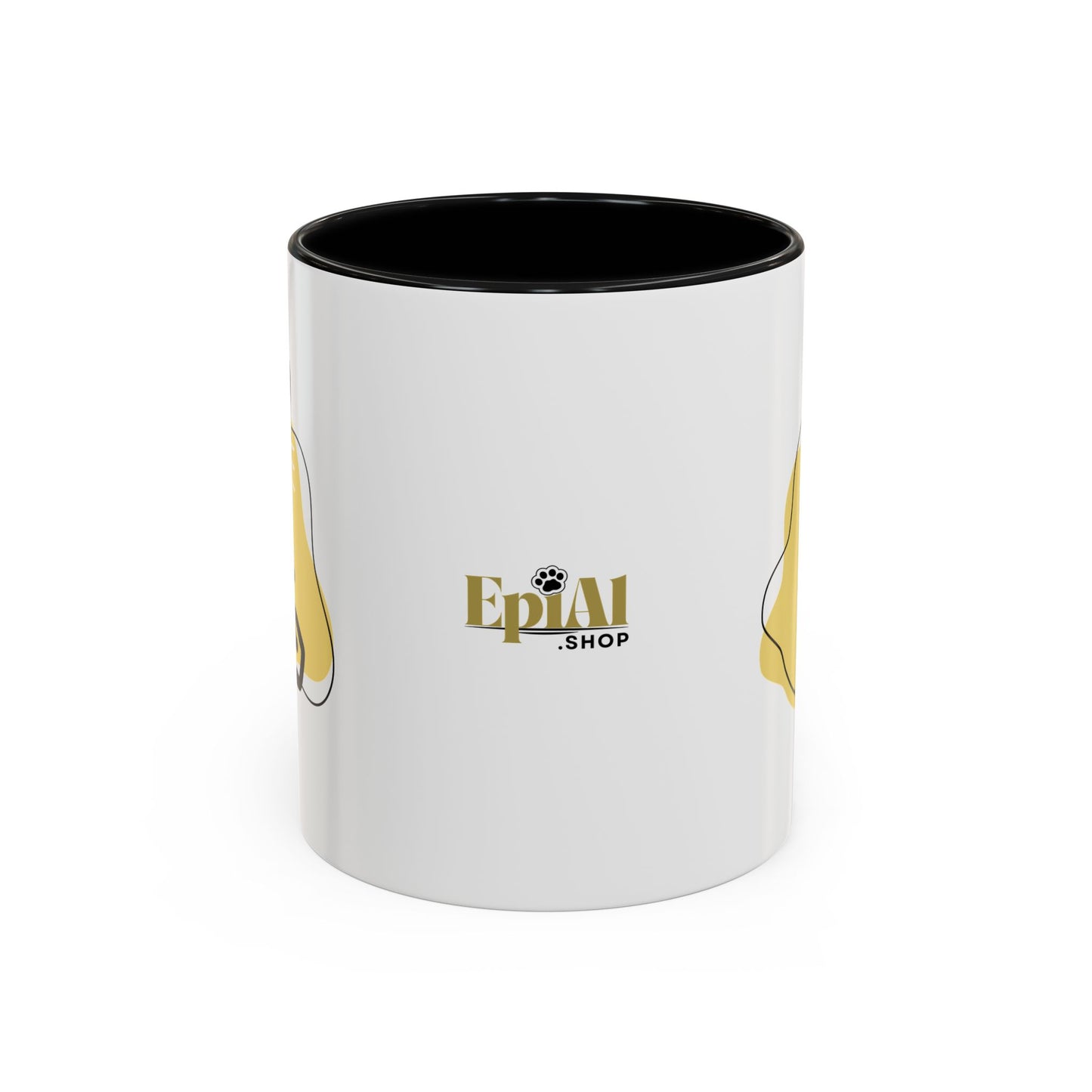 Playful Cat Accent Coffee Mug - 11oz & 15oz