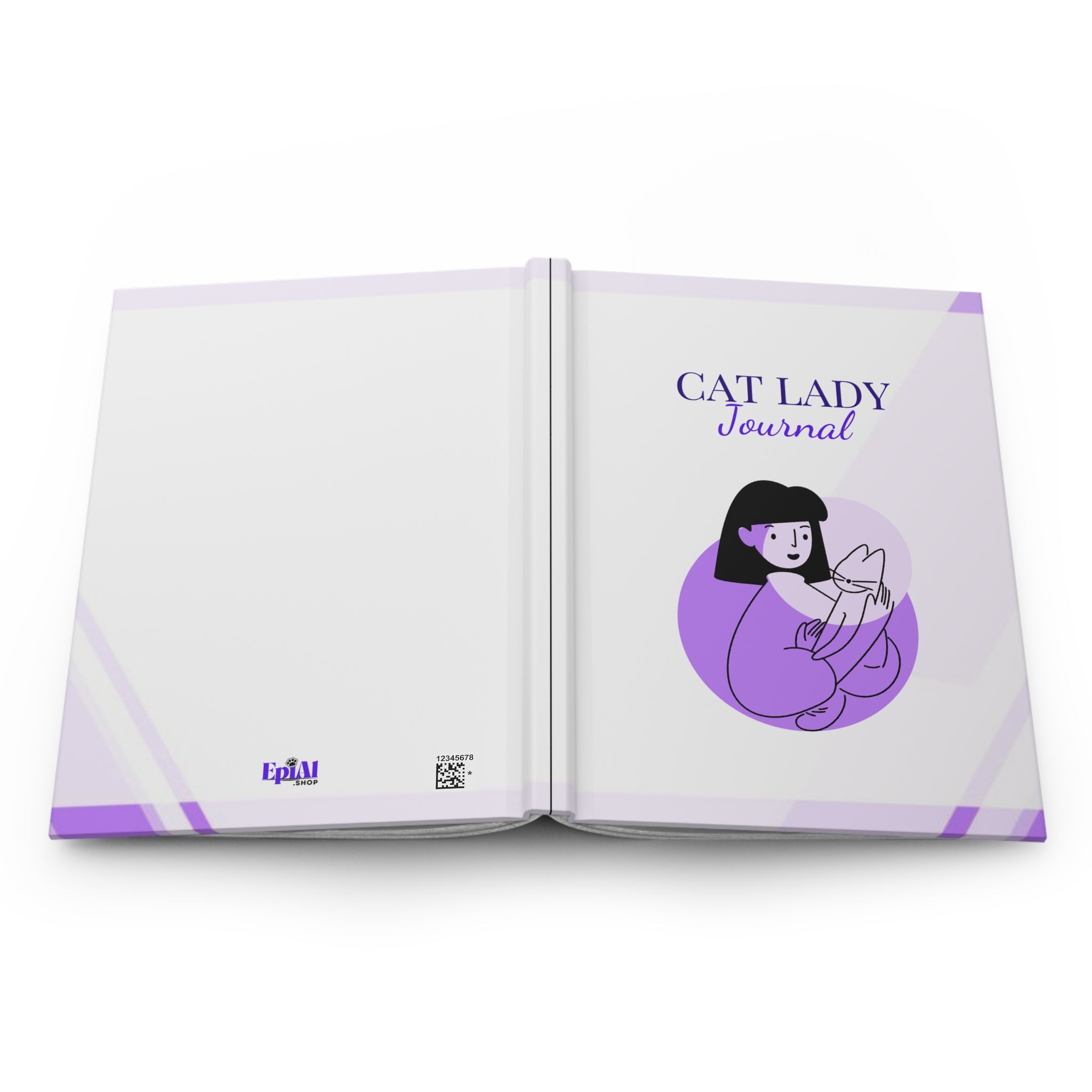 Cat Lady Hardcover Journal Matte - EpiAl's Shop