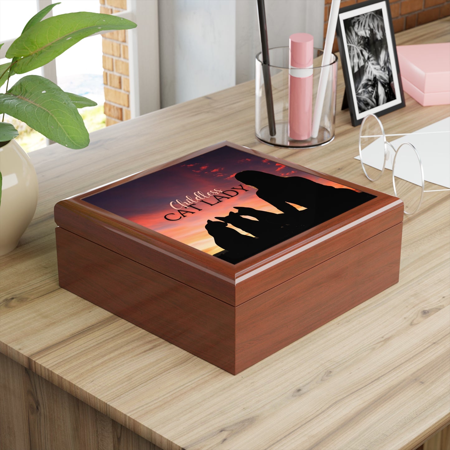 Childless Cat Lady Jewelry Box