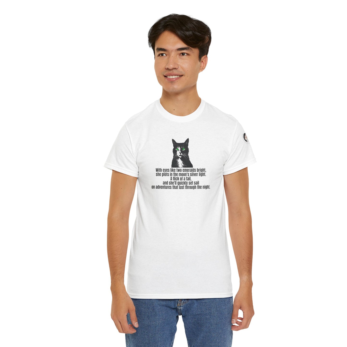 Emerald Eyed Mischief Unisex Heavy Cotton Tee
