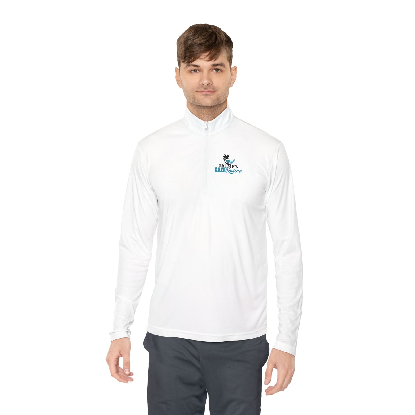 Trump's Gaza Riviera Unisex Quarter-Zip Pullover