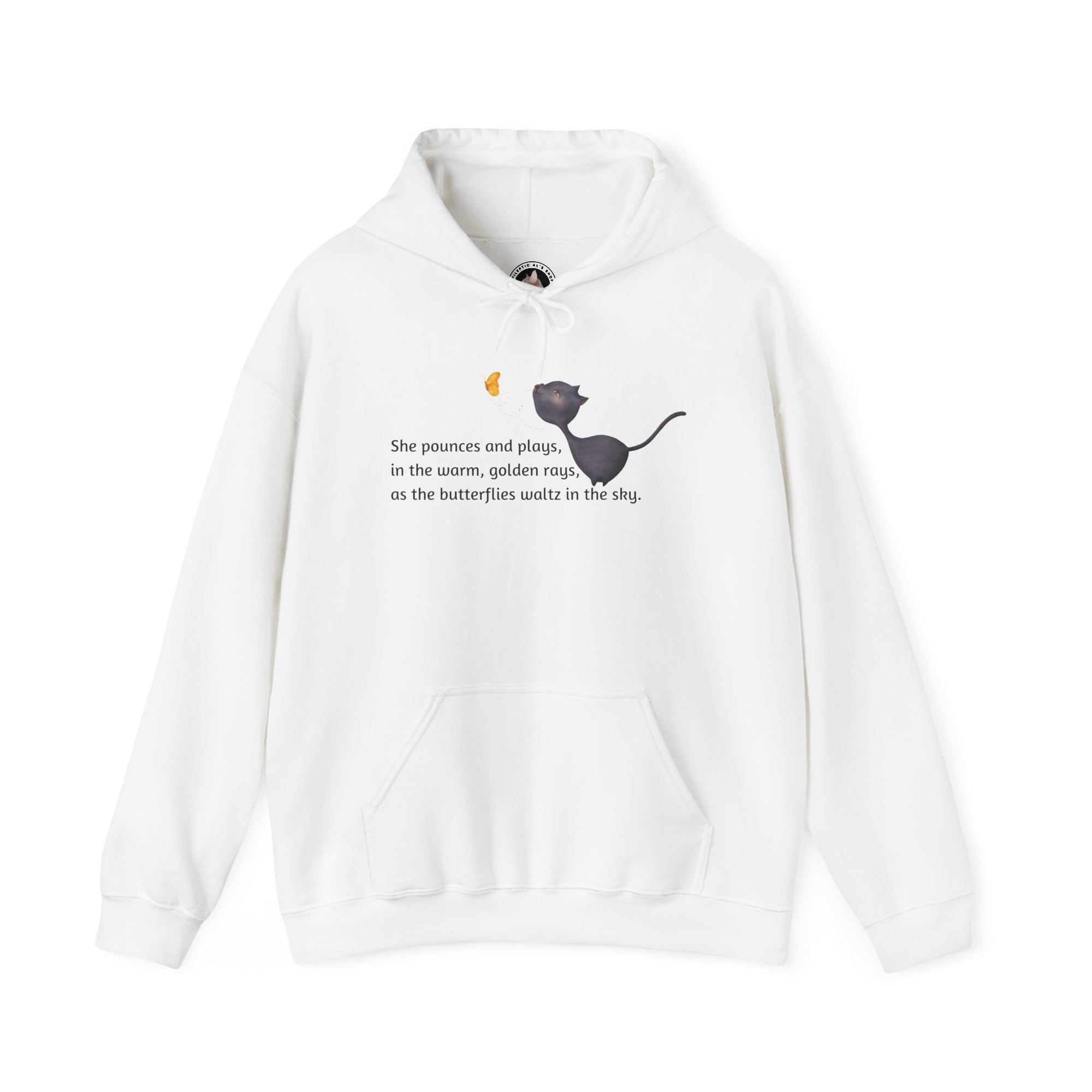 She Pounces & Plays Unisex Heavy Blend™ Hooded Sweatshirt