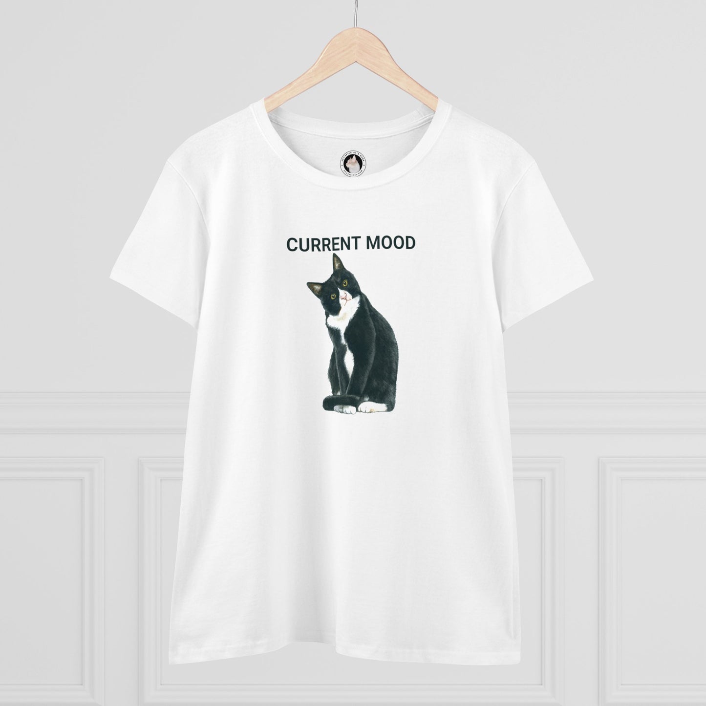Current Mood: Wha? Women's Midweight Cotton Tee
