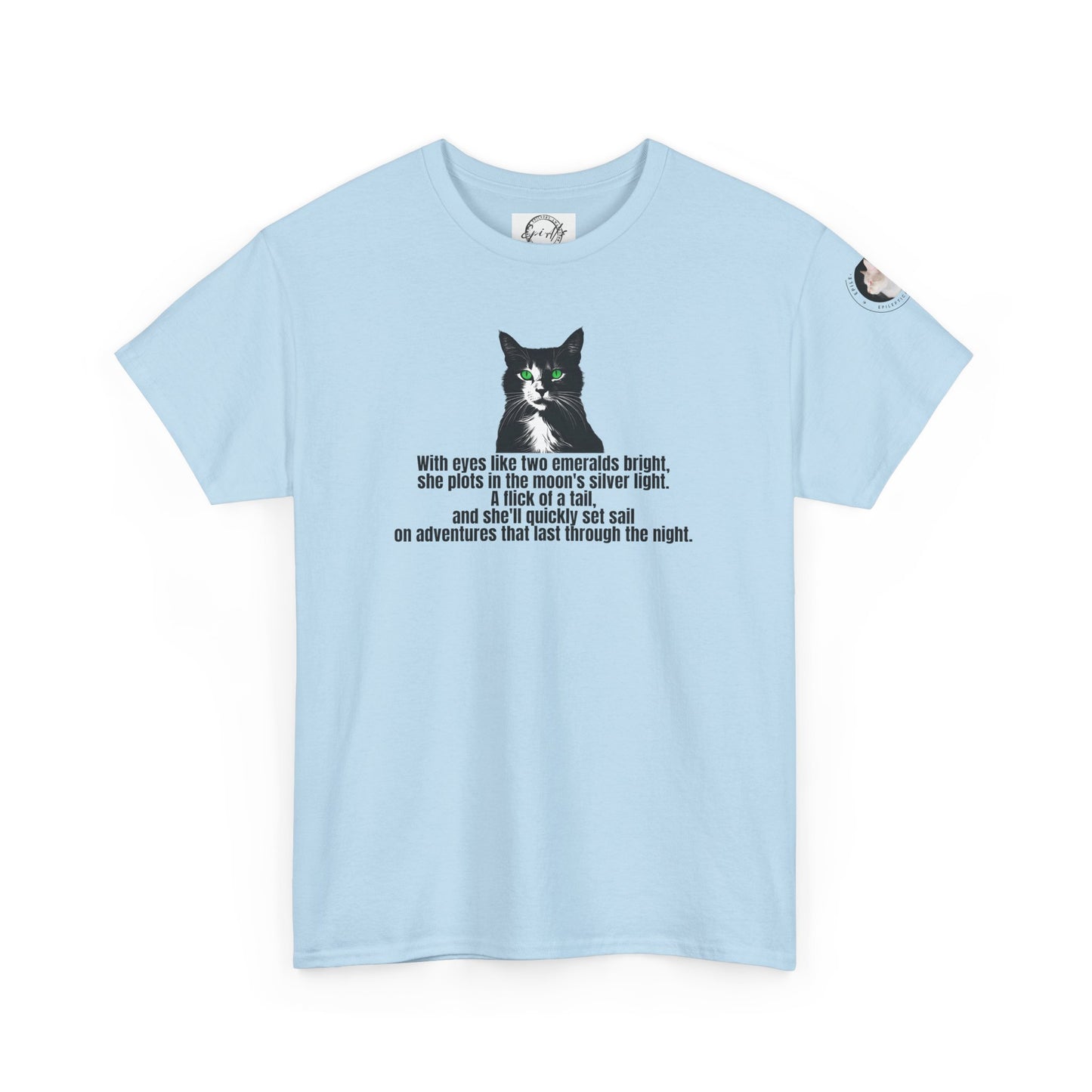 Emerald Eyed Mischief Unisex Heavy Cotton Tee