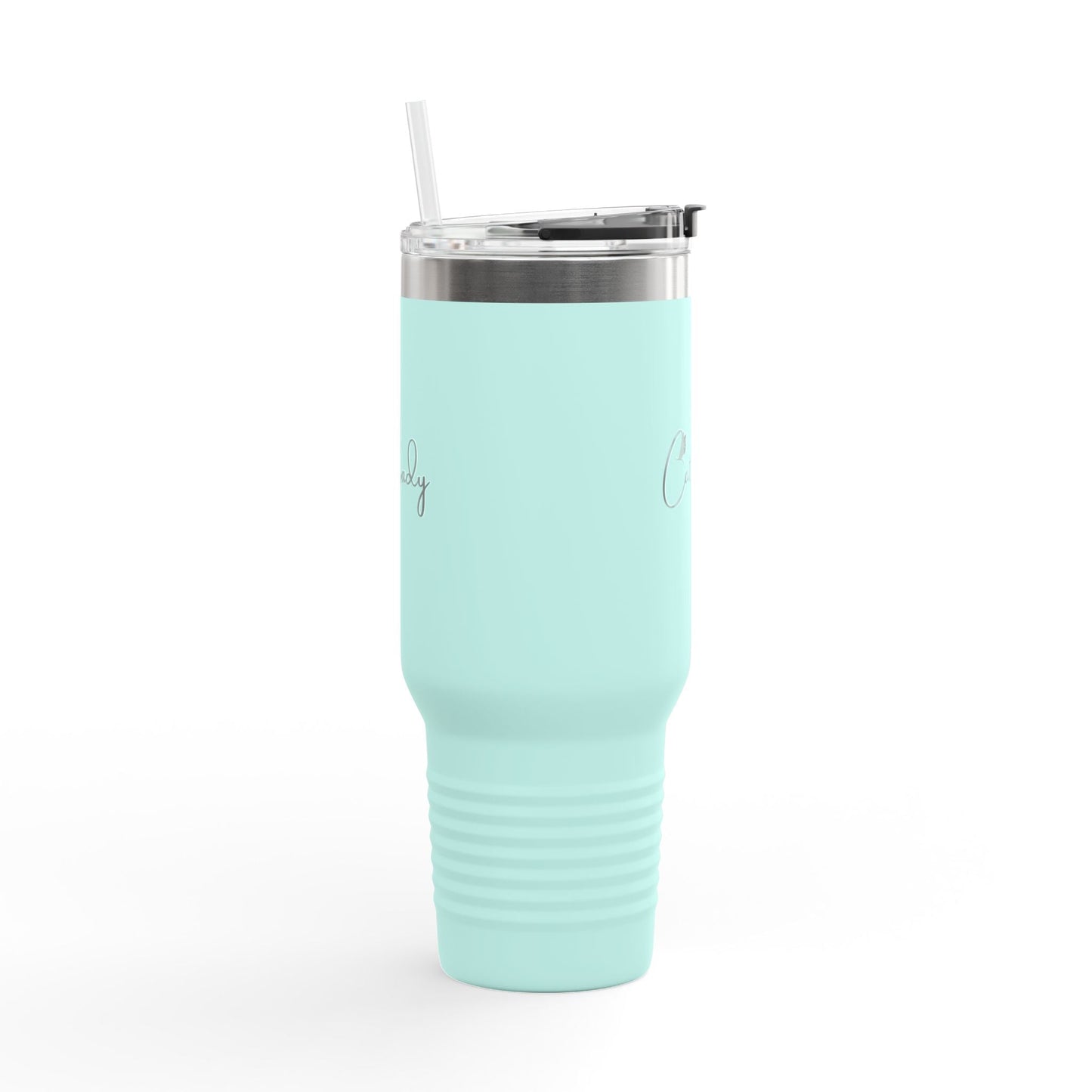 Cat Lady Insulated Travel Mug - 40oz Coffee Tumbler for Cat Lovers Printify