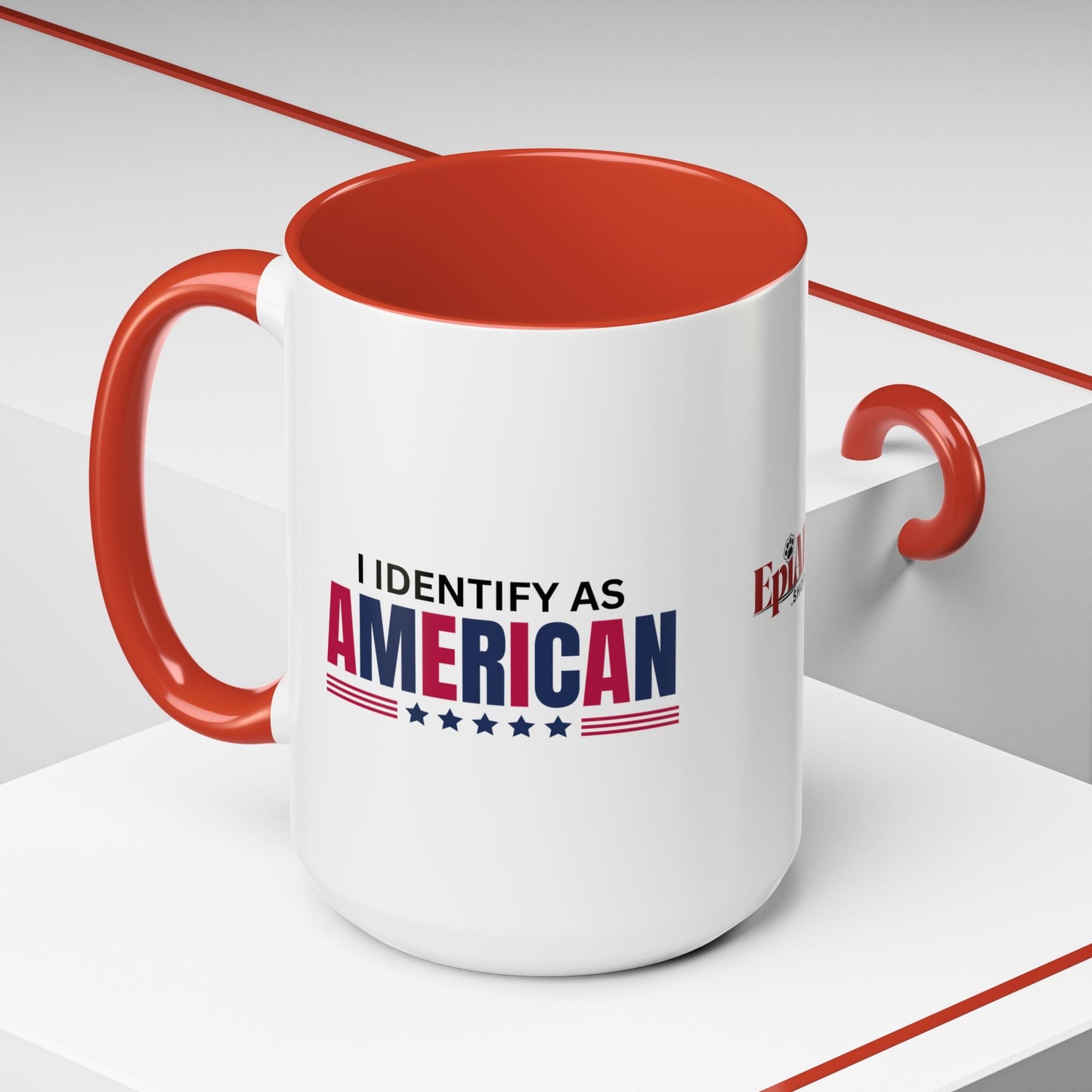 I Identify as American Accent Coffee Mug - 11 oz & 15 oz Printify