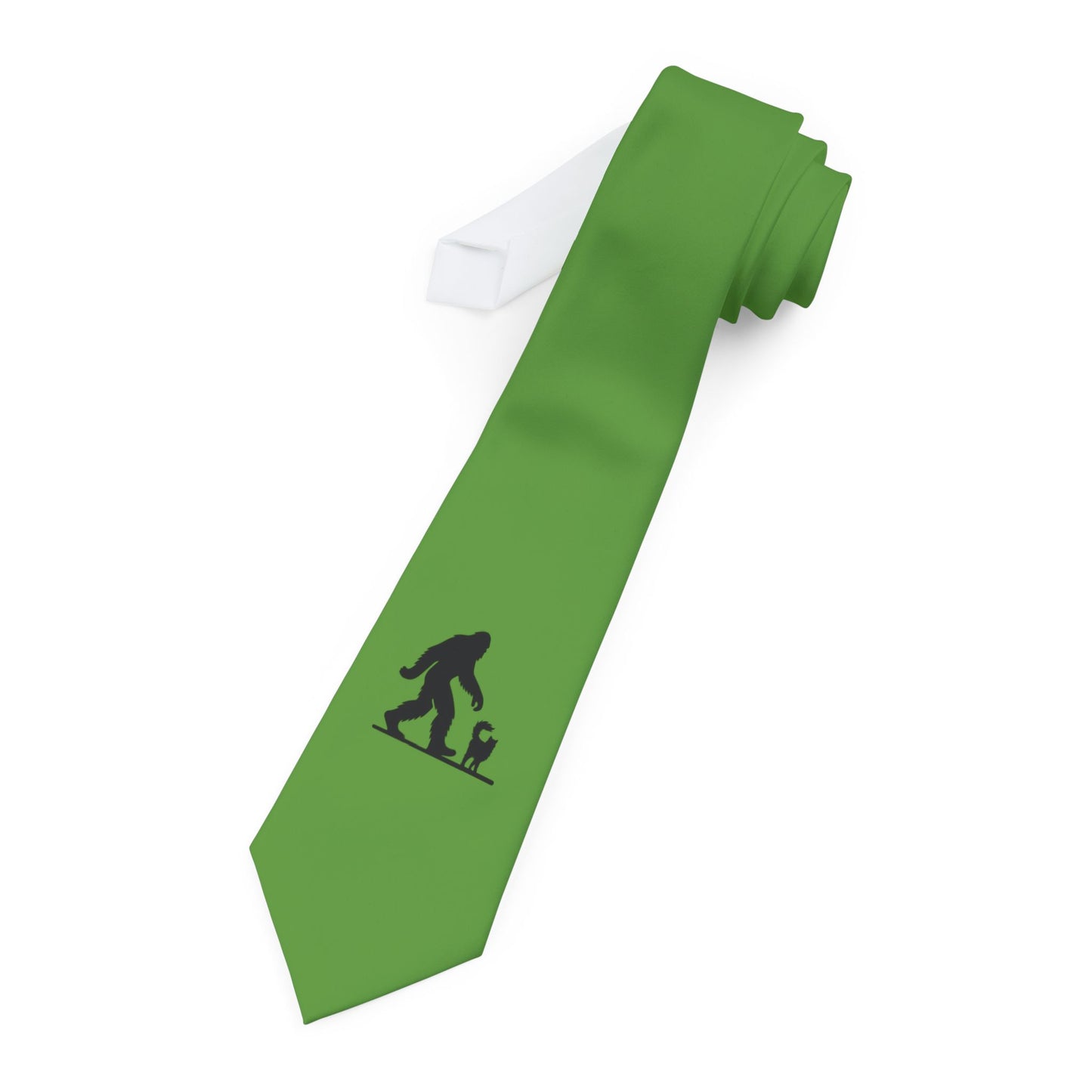 Sasquatch Adventure Necktie - Perfect for Nature Lovers & Outdoor Enthusiasts