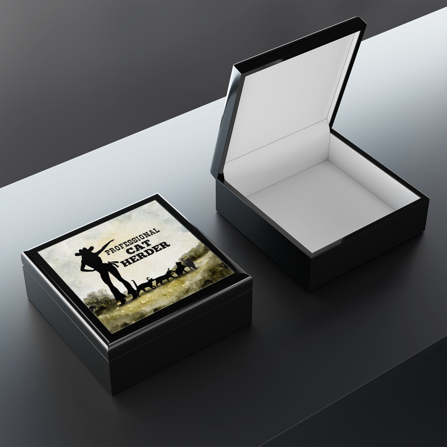 Professional Cat Herder Jewelry Box