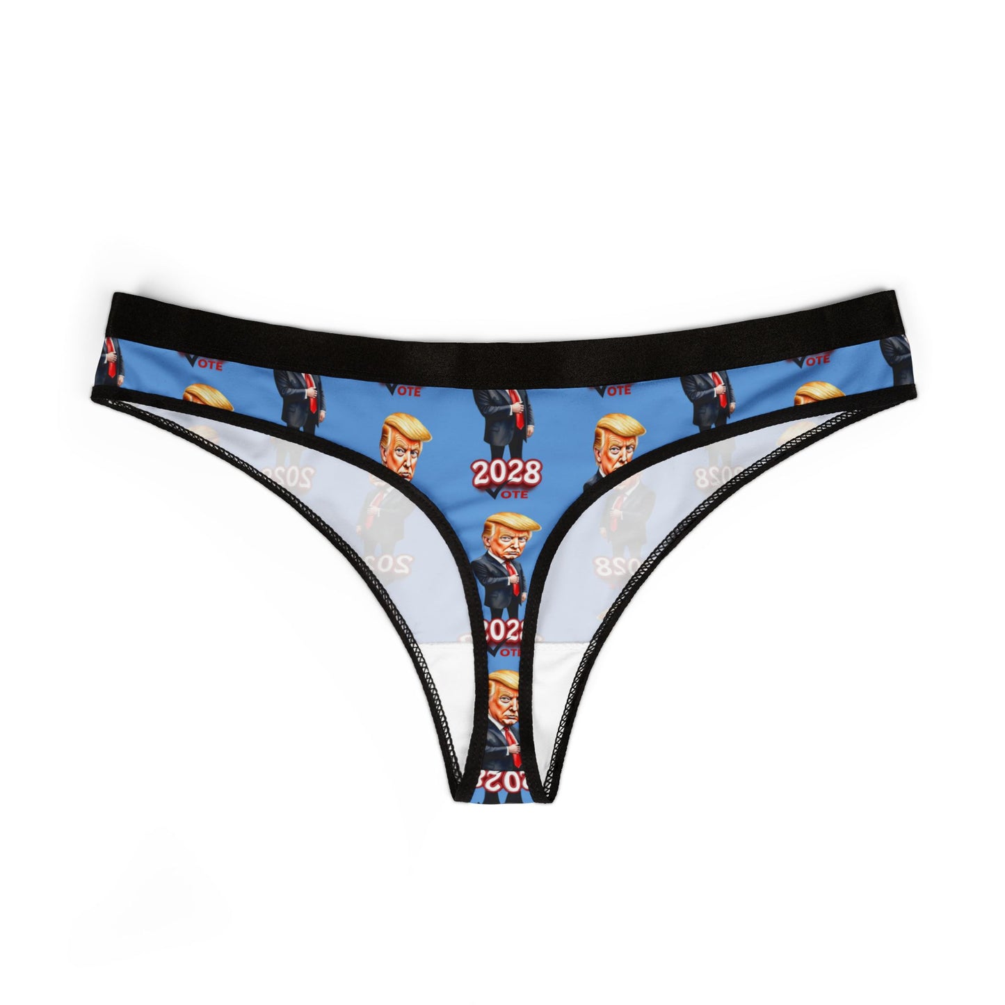 2028 Vote Women's Thongs - Playful Political Underwear for Election Enthusiasts