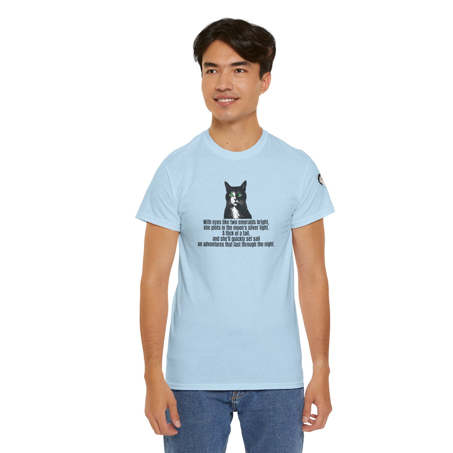 Emerald Eyed Mischief Unisex Heavy Cotton Tee