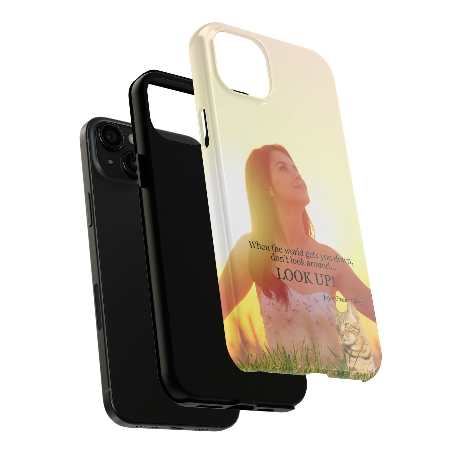 Don't Look Around - Look Up Tough Phone Cases