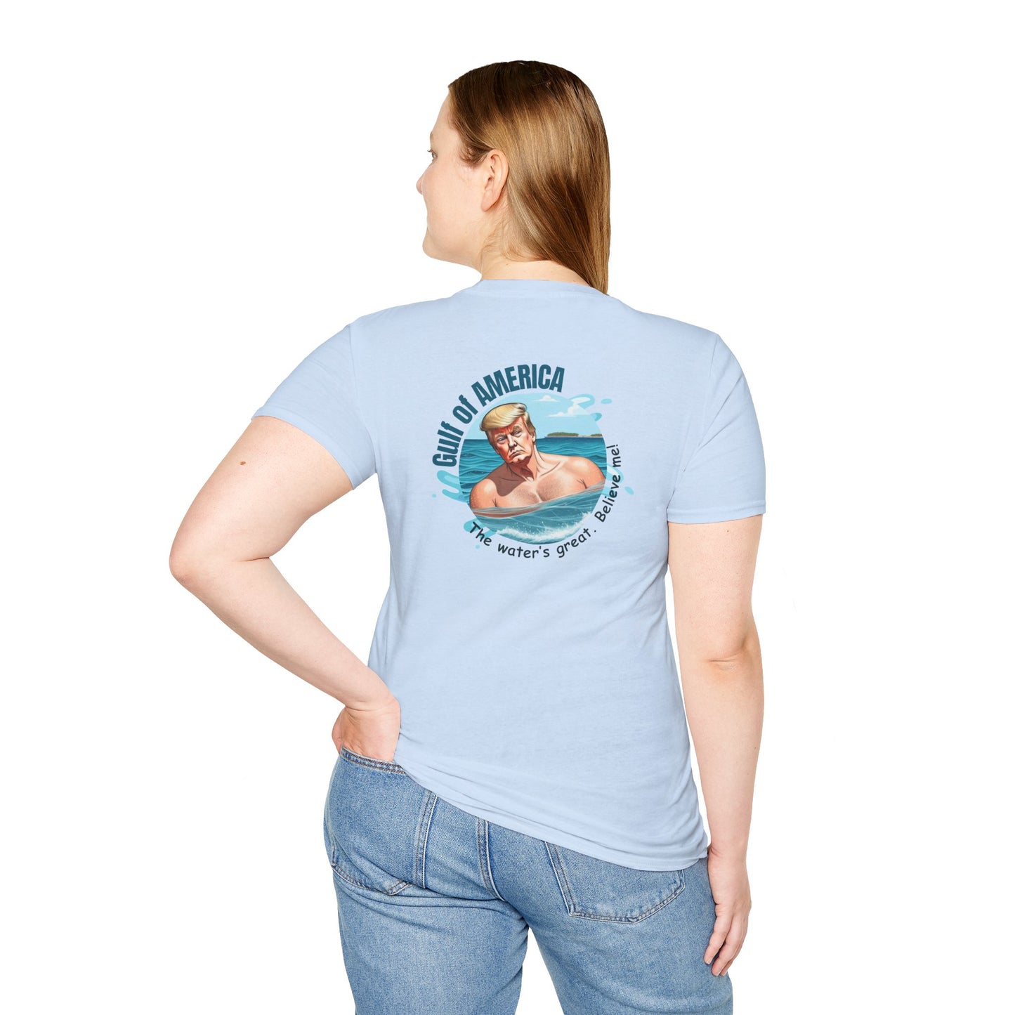 Unisex Softstyle T-Shirt - Gulf of America Design