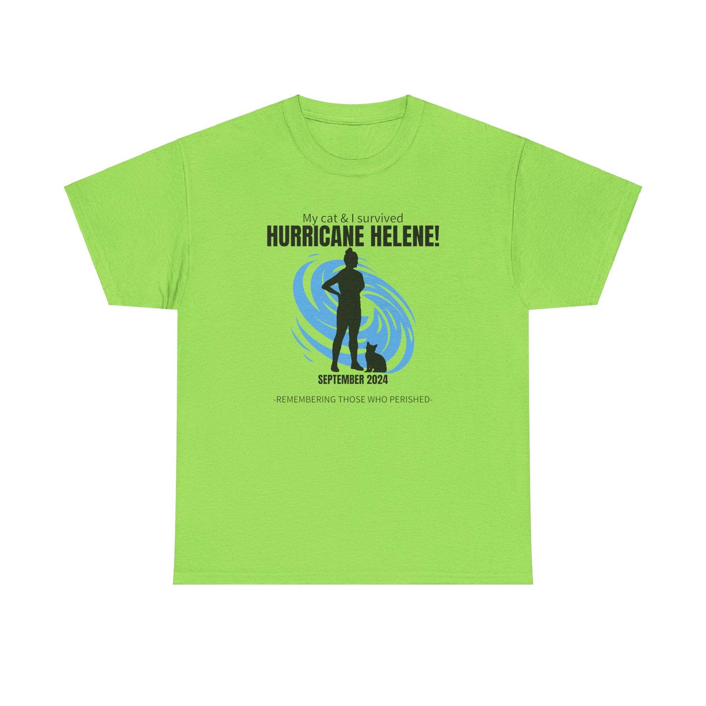 Hurricane Helene Survivor Unisex Heavy Cotton Tee