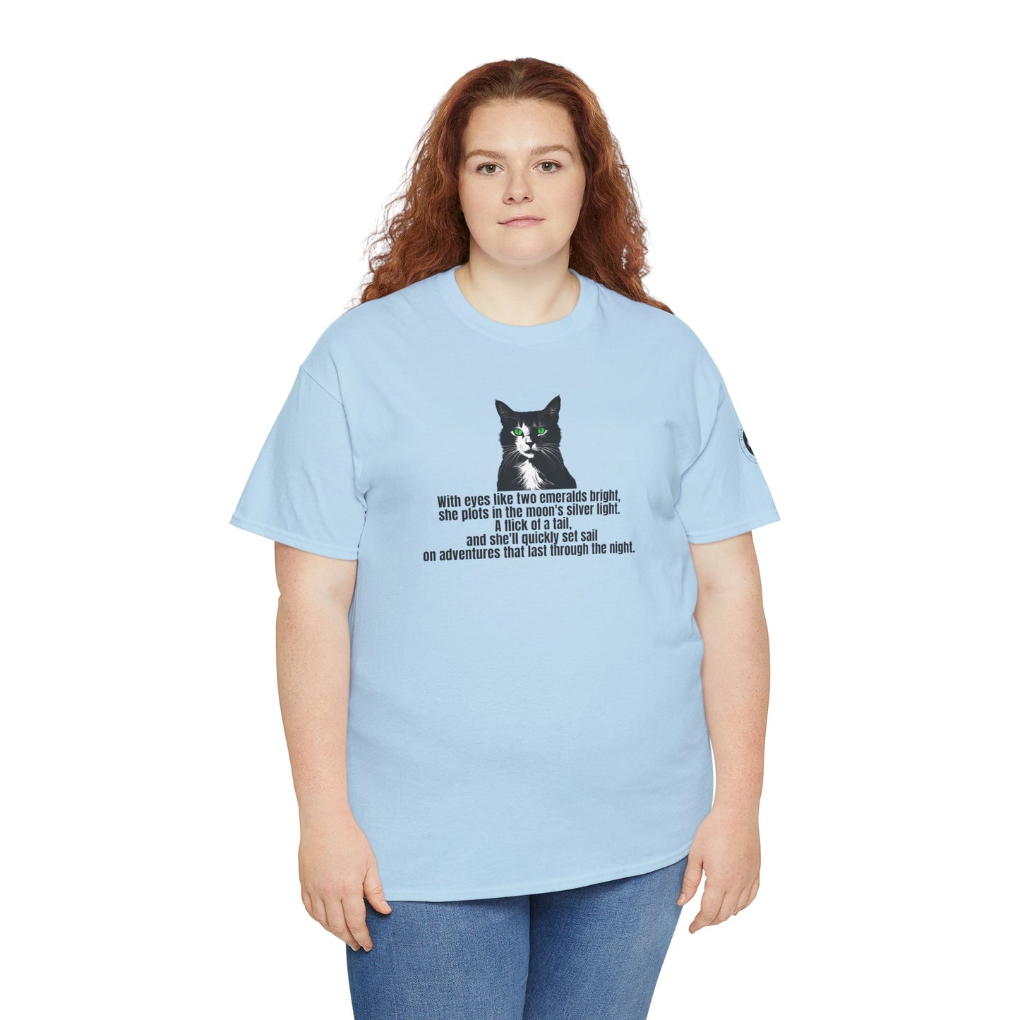 Emerald Eyed Mischief Unisex Heavy Cotton Tee
