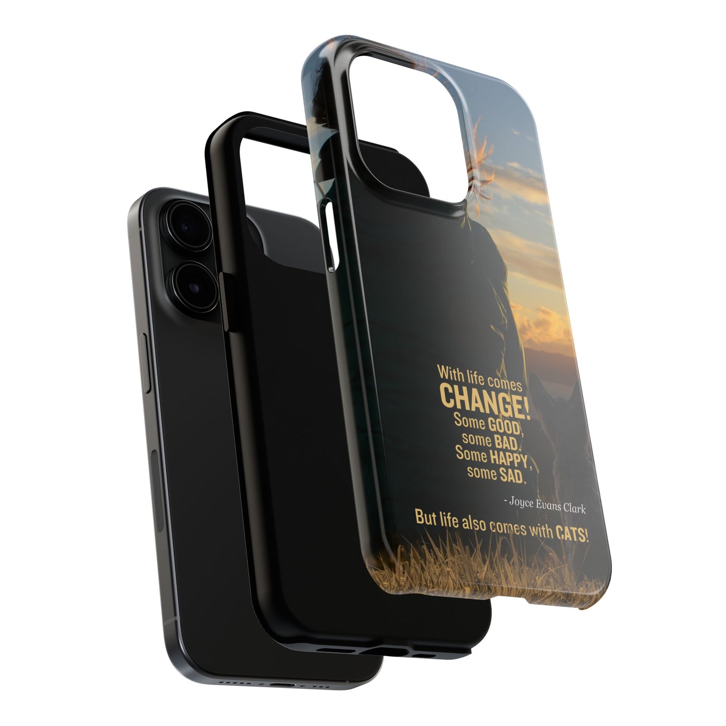 Life Comes with Cats Tough Phone Cases