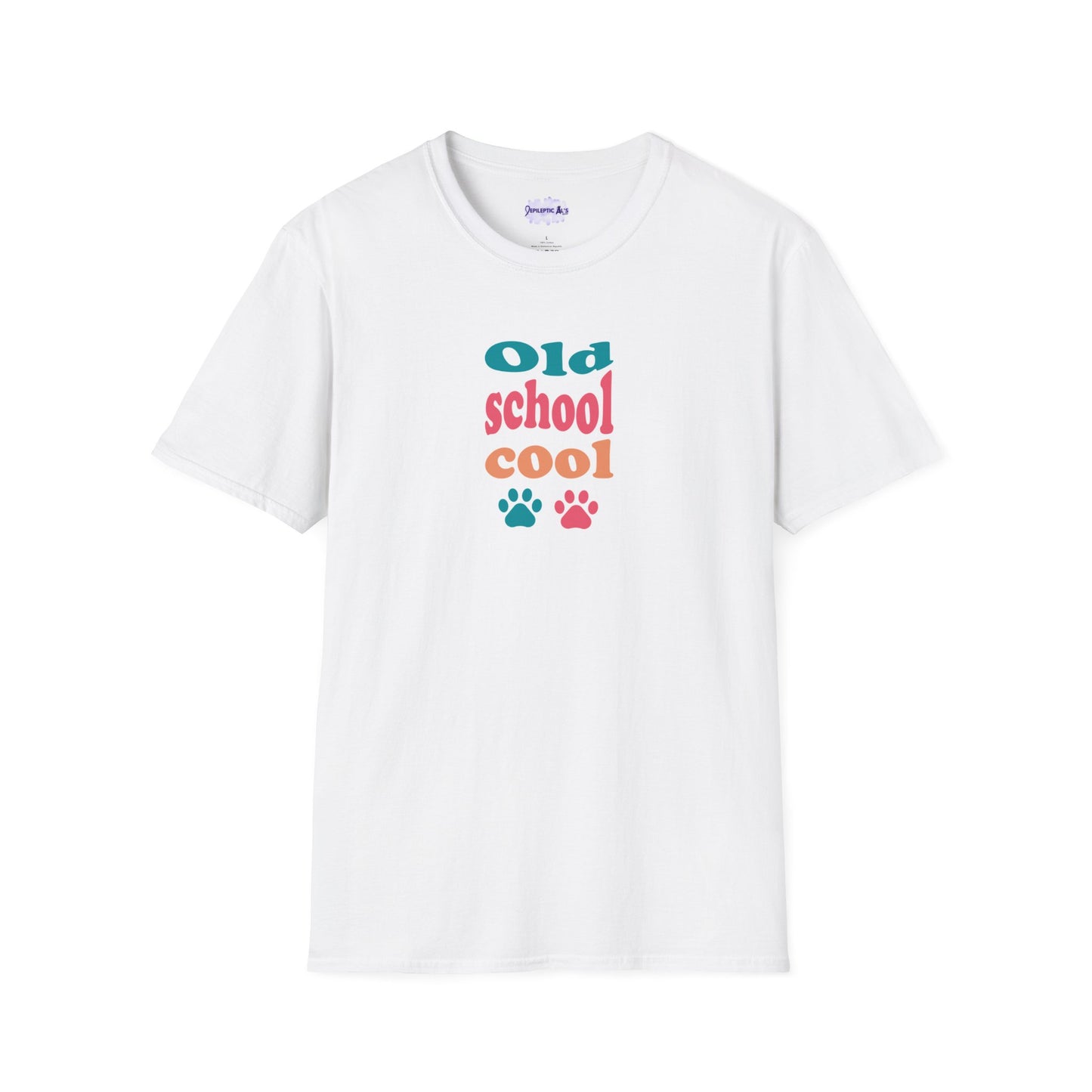 Old School Cool Unisex Softstyle T - Shirt - T - Shirt - Epileptic Al’s Shop