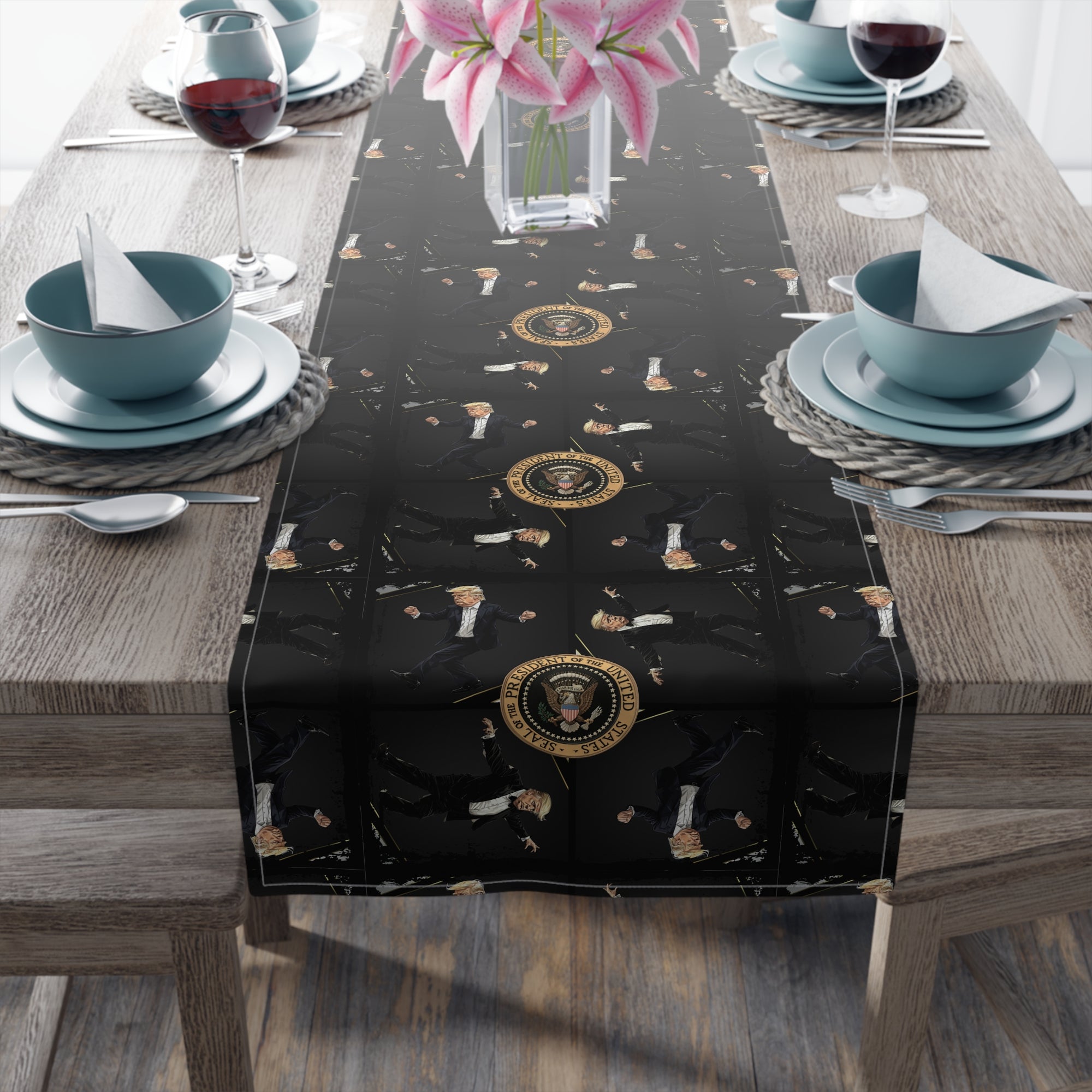 Dancing President Table Runner
