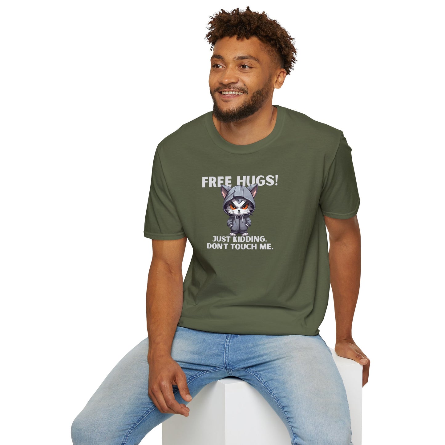 Cat Unisex Softstyle T - Shirt - T - Shirt - Epileptic Al’s Shop