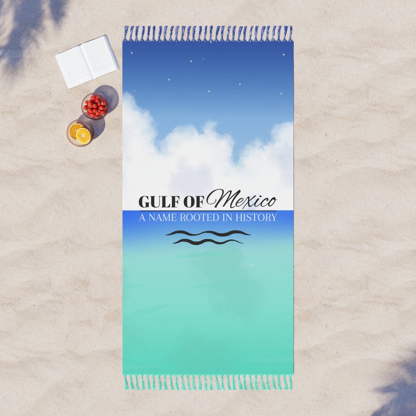 Gulf of Mexico Beach Cloth Printify