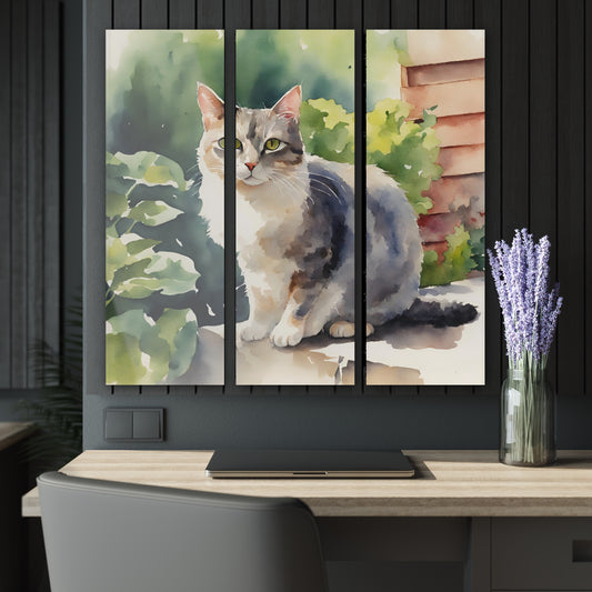 Sitty Kitty Acrylic Prints (Triptych)