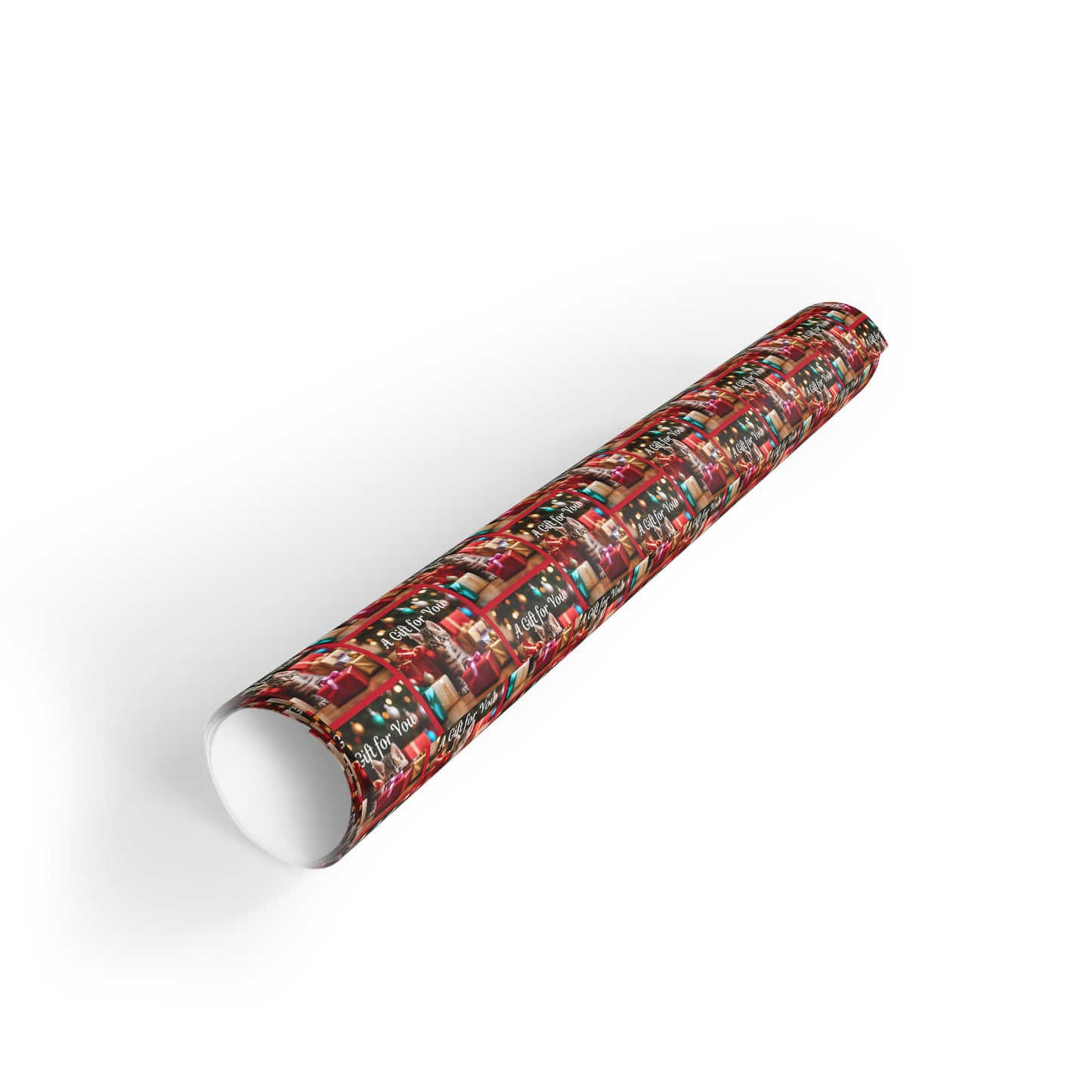 A Gift for You Kitten Gift Wrapping Paper Rolls, 1pc