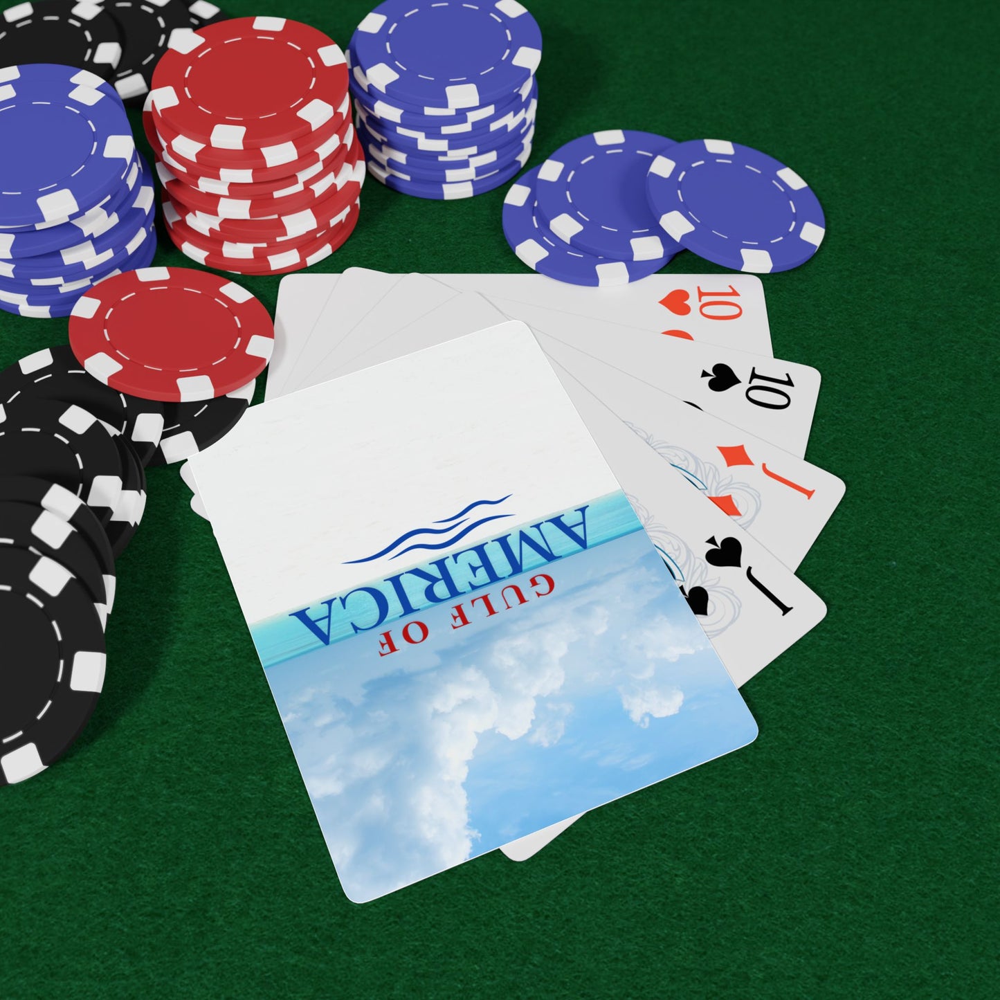 Gulf of America Elegant Poker Playing Cards Set
