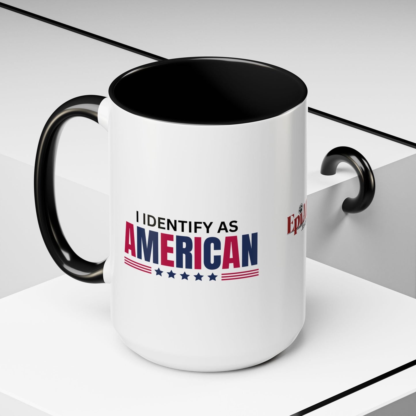 I Identify as American Accent Coffee Mug - 11 oz & 15 oz Printify