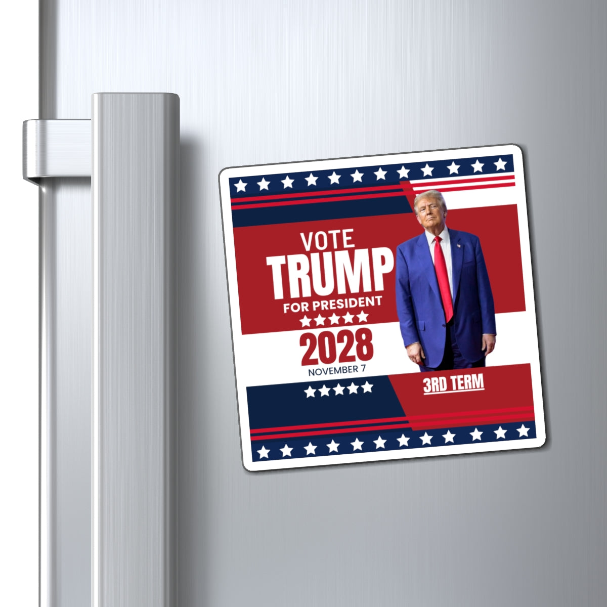 Vote Trump 2028 Magnetic Campaign Magnet