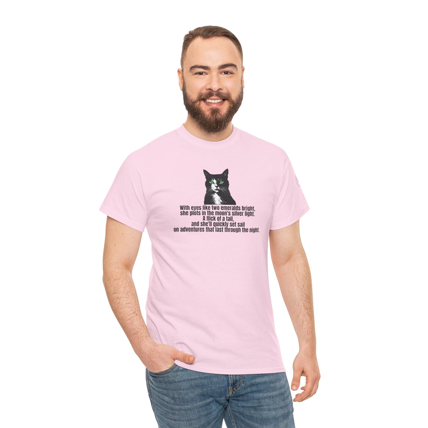 Emerald Eyed Mischief Unisex Heavy Cotton Tee