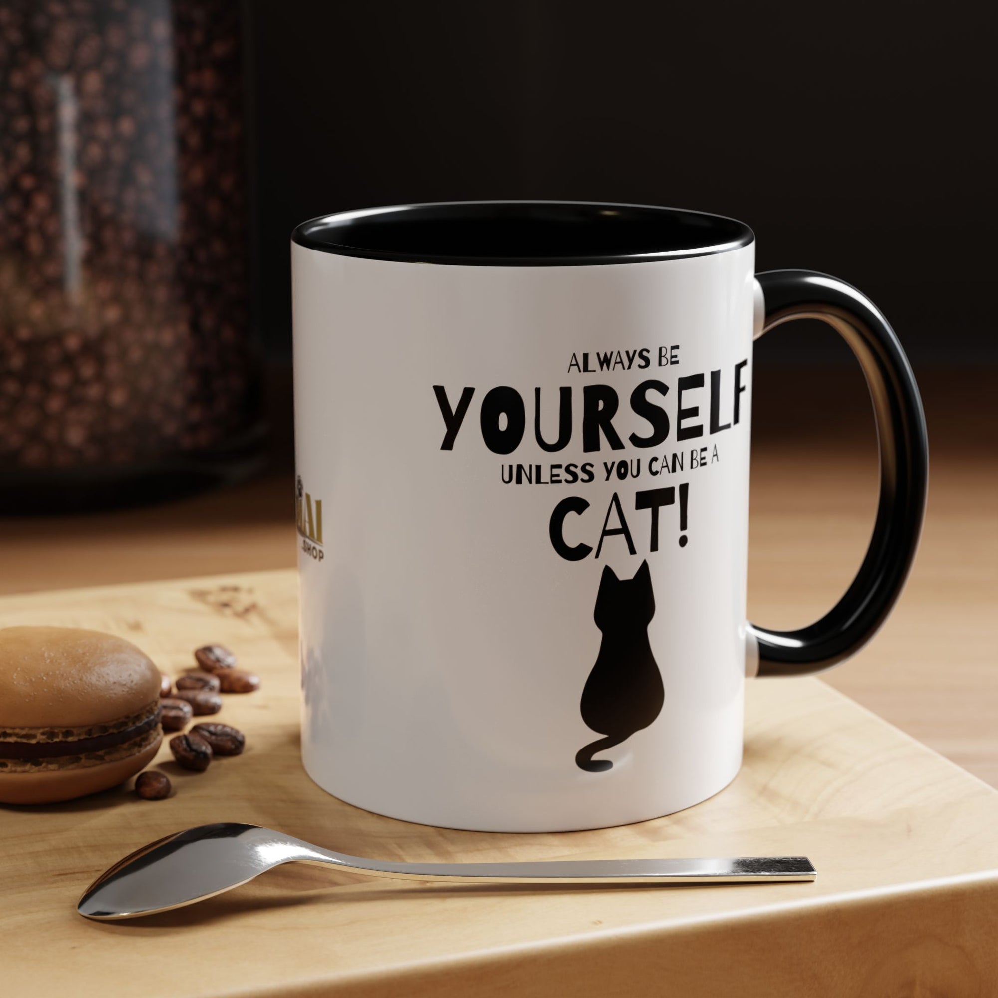 Whimsical Cat Lover Coffee Mug - Always Be Yourself