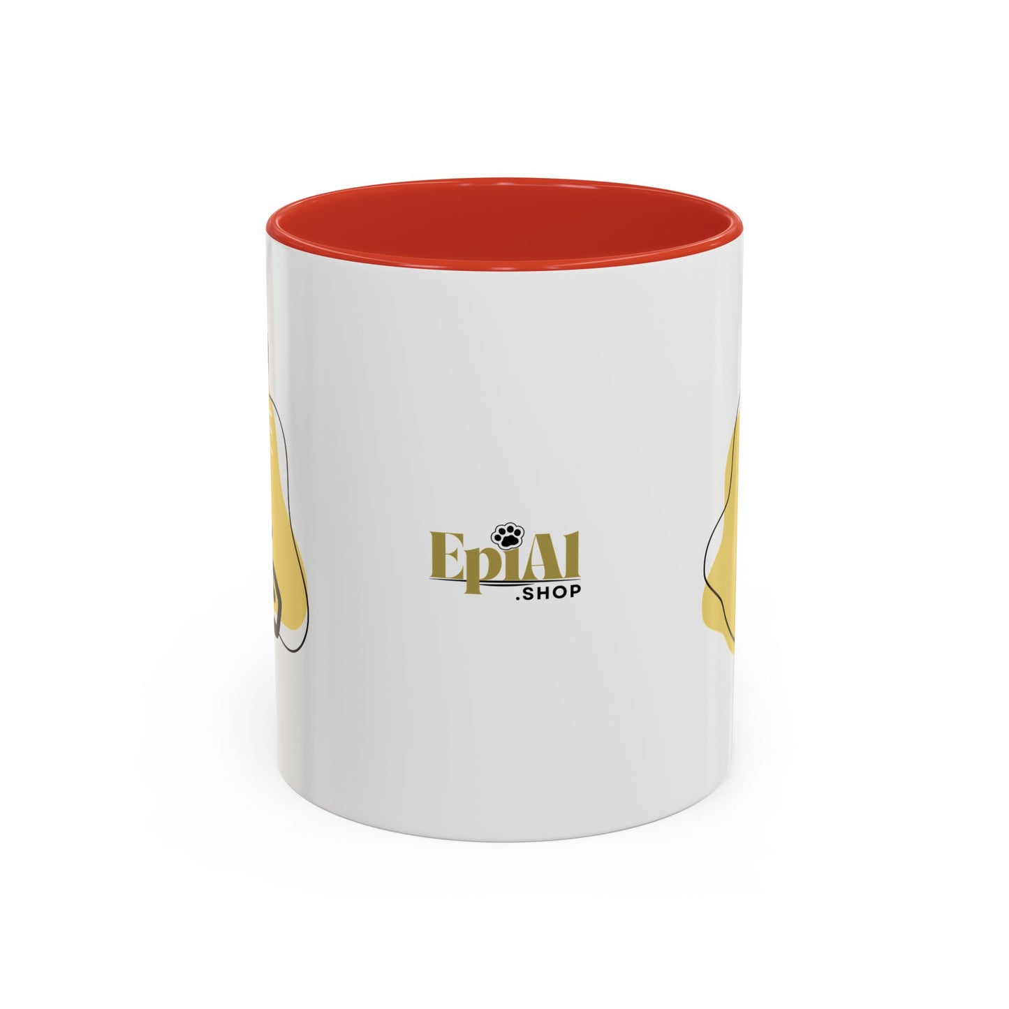 Playful Cat Accent Coffee Mug - 11oz & 15oz