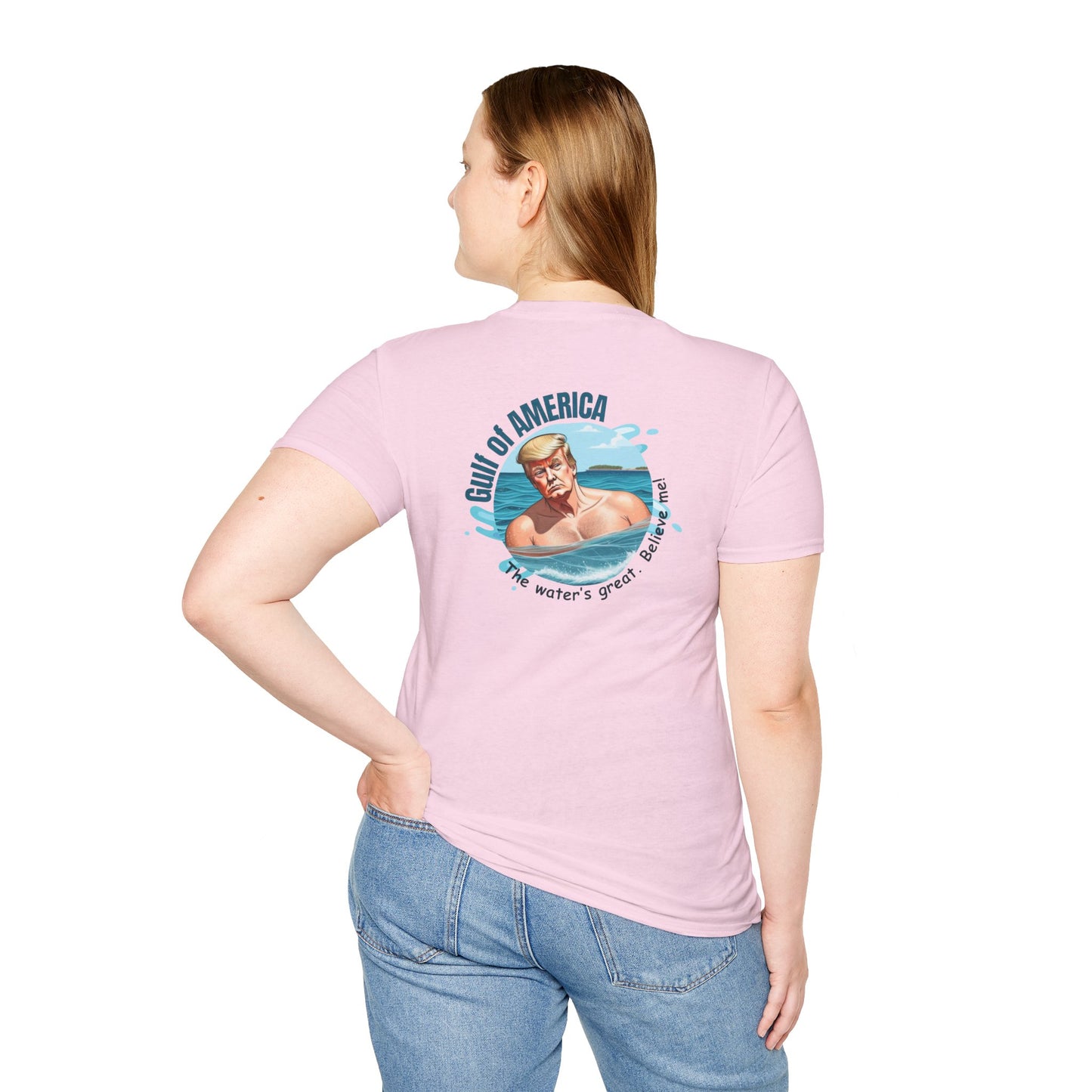 Unisex Softstyle T-Shirt - Gulf of America Design